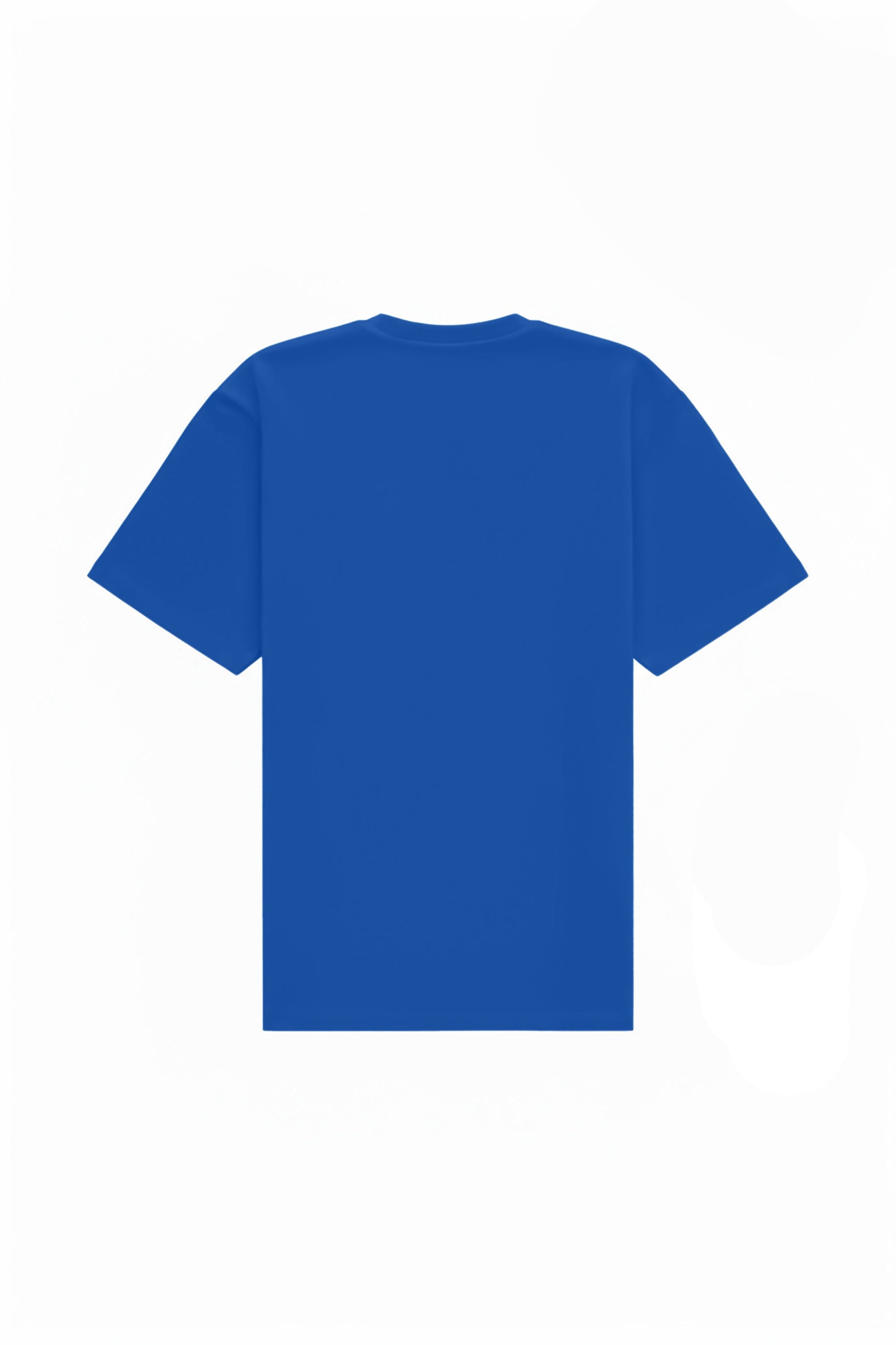 T-shirt oversize STRETCH CORNFLOWER in cornflower blue, high-quality Polish fabric ideal for printing and embroidery
