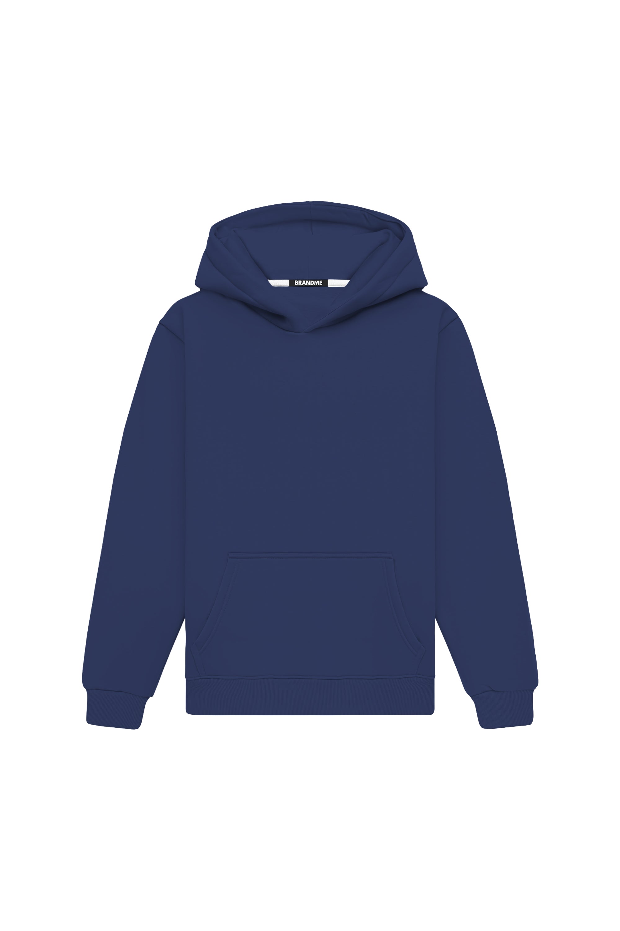 Hoodie Regular Light Loop Denim bluza z kapturem premium knitwear made in Poland idealna pod nadruk
