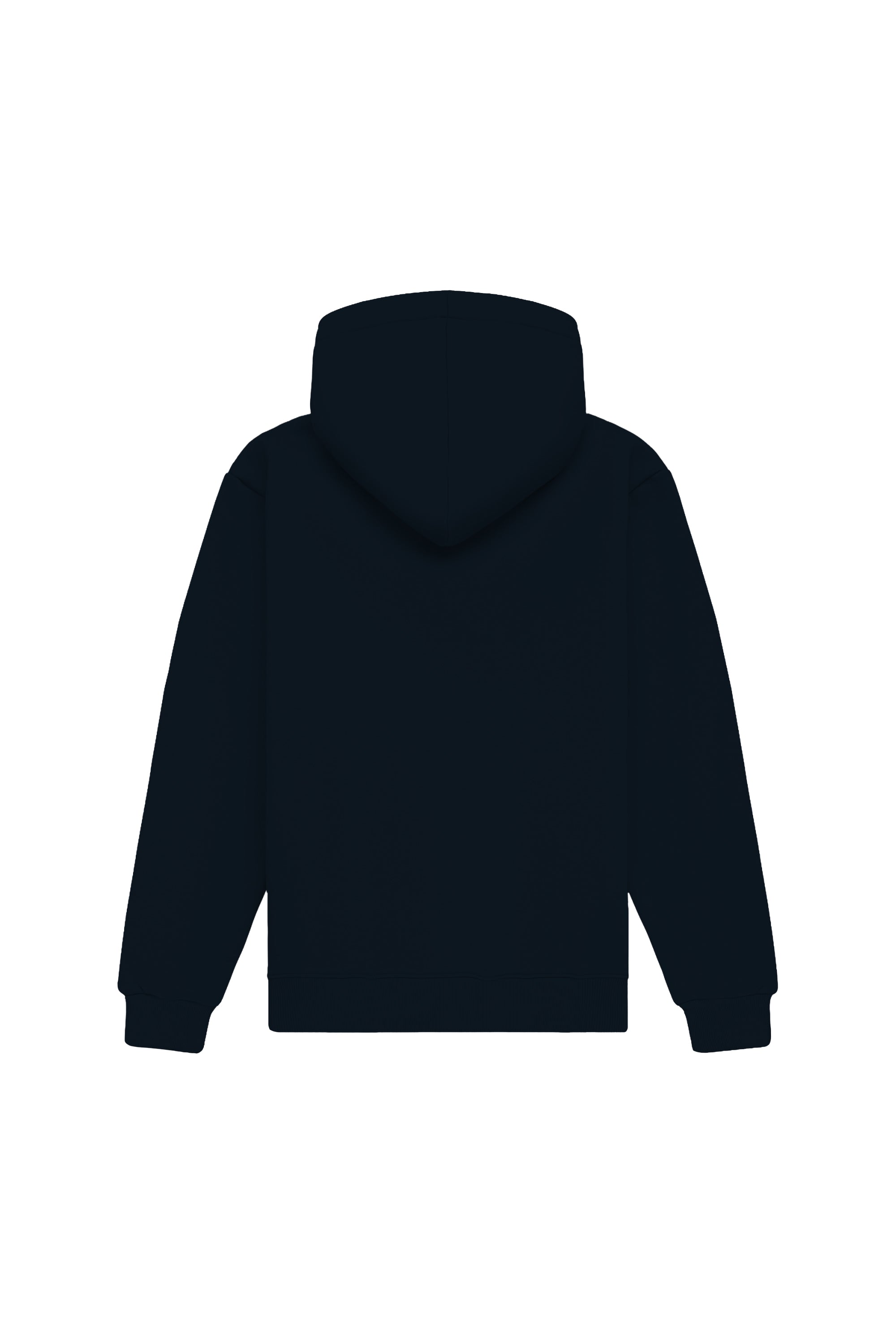 Bluza z kapturem regular navy hoodie with certified fabric, ideal for printing, made in Poland