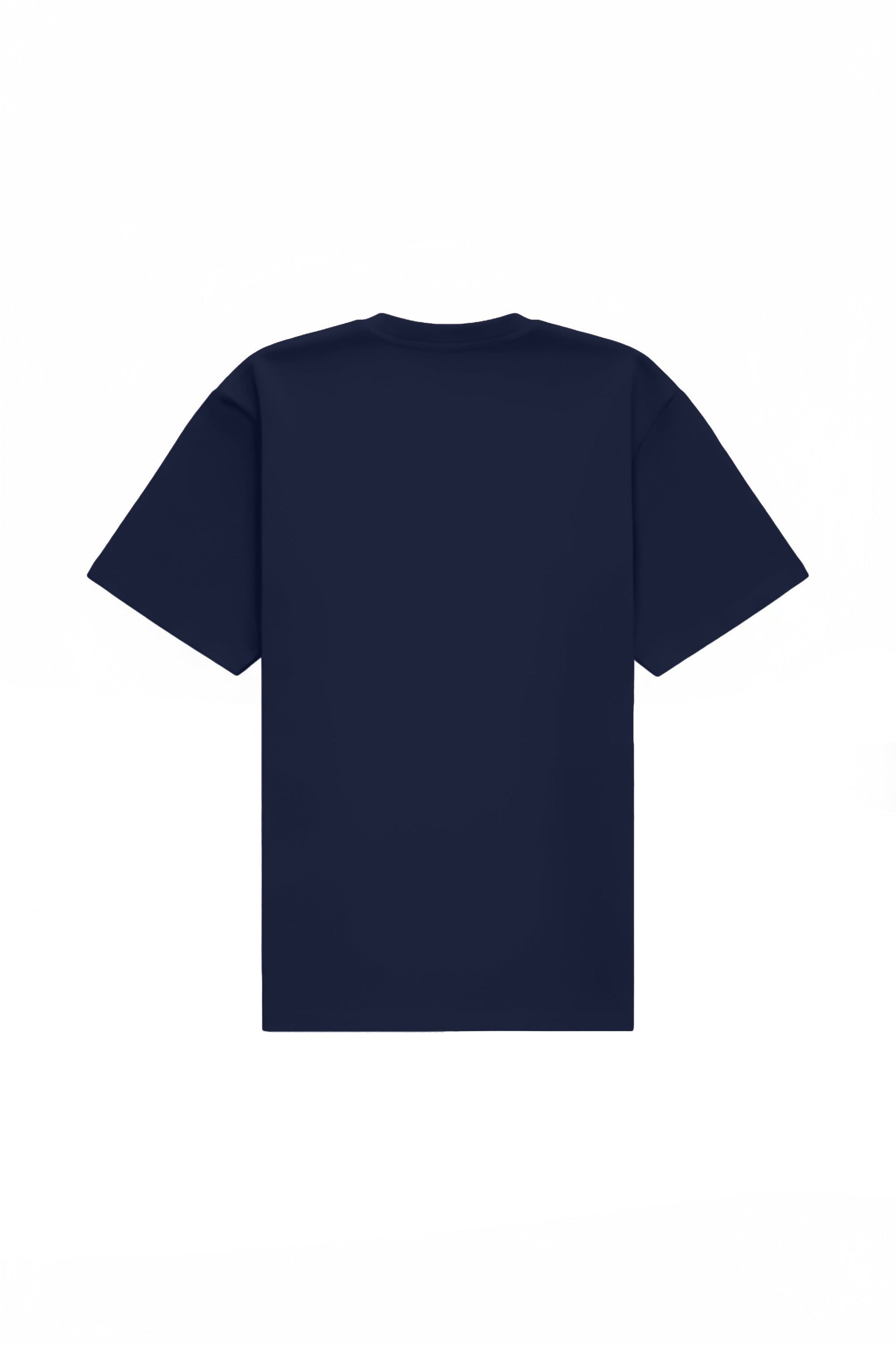Oversize T-shirt stretch ocean blue made in Poland with certified fabric ideal for printing
