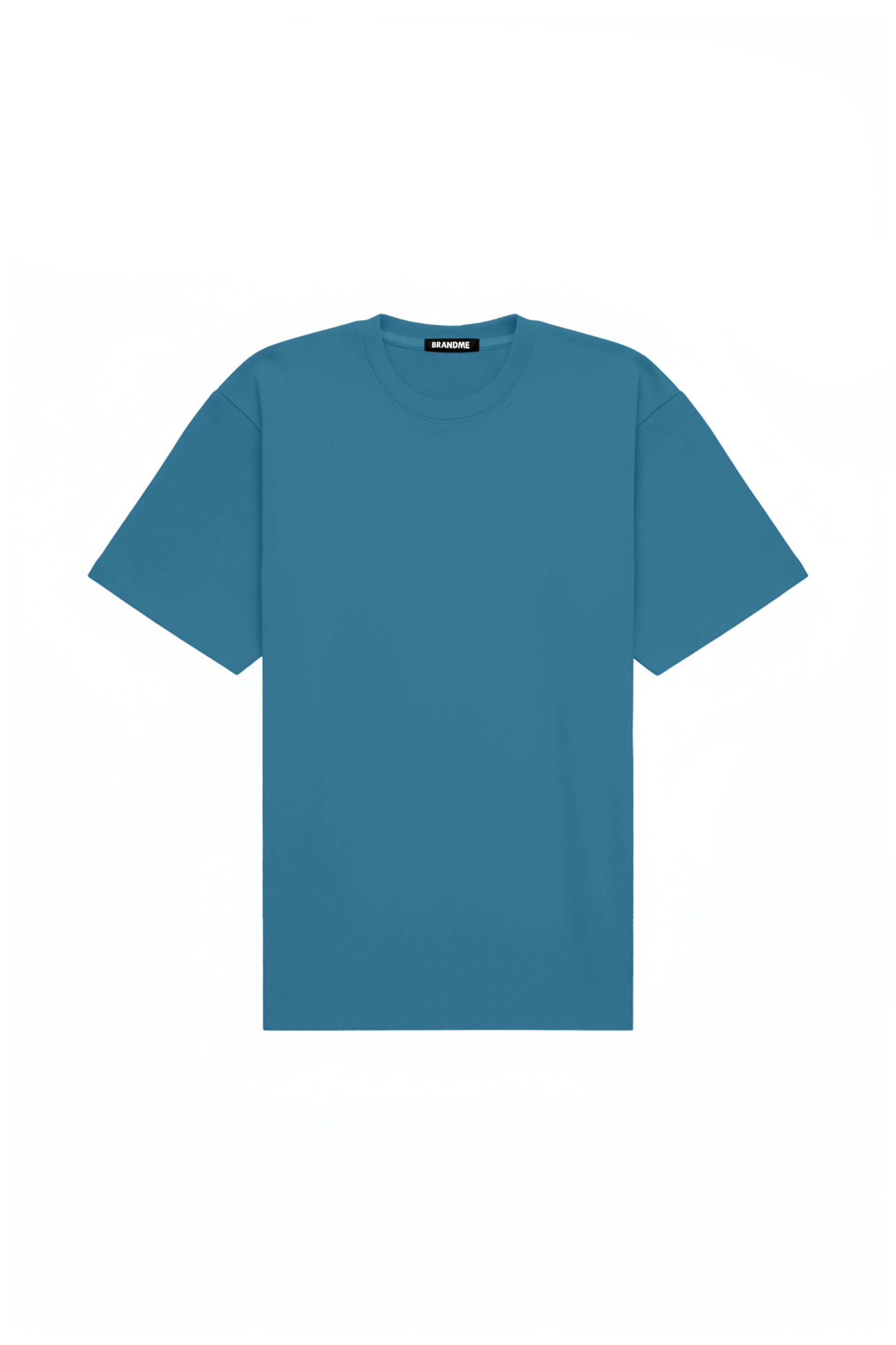 T-shirt oversize petrol color made in Poland with certified fabric ideal for printing and embroidery