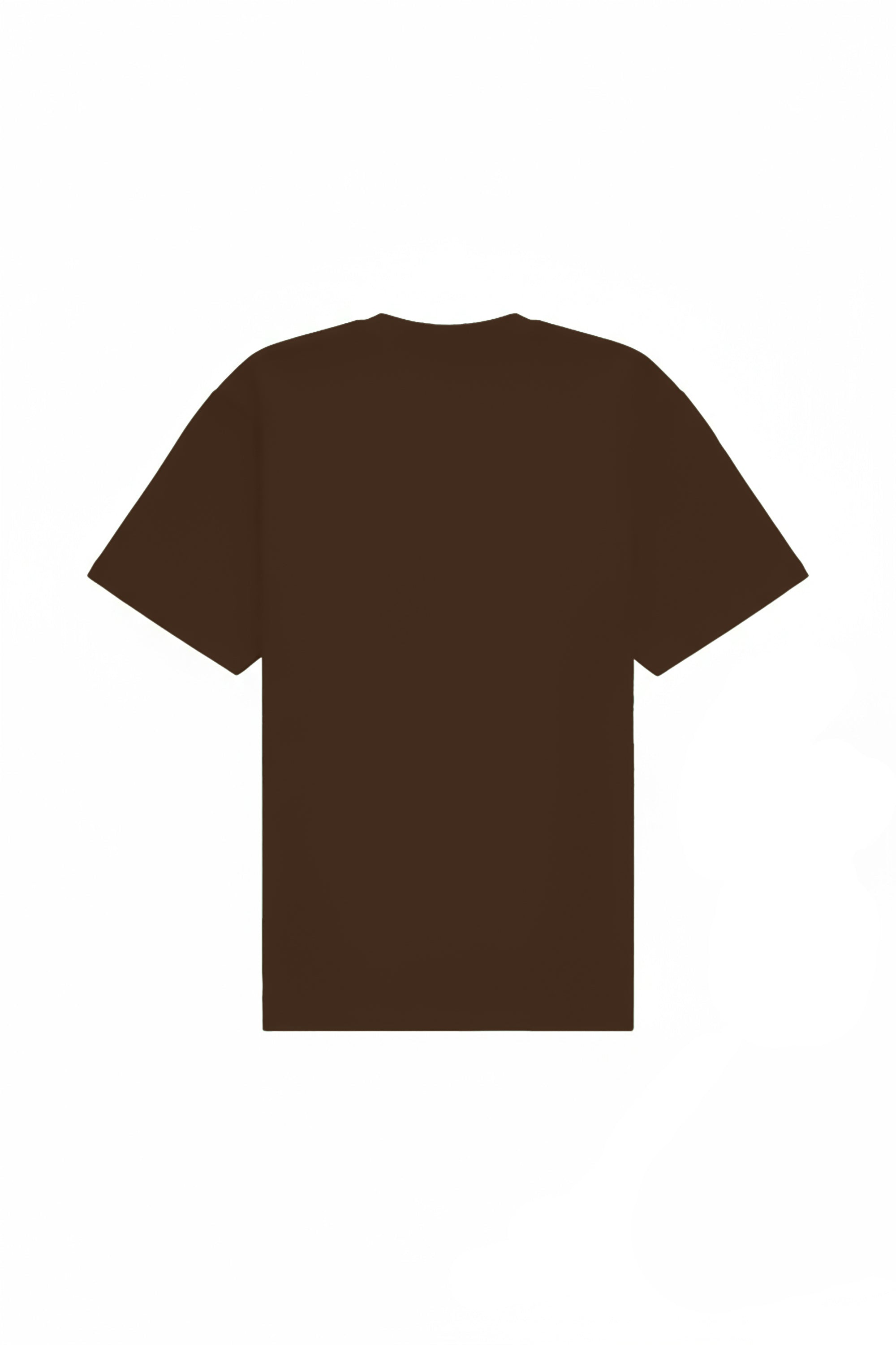 T-shirt oversize brown made in Poland, certified quality fabric ideal for printing and embroidery