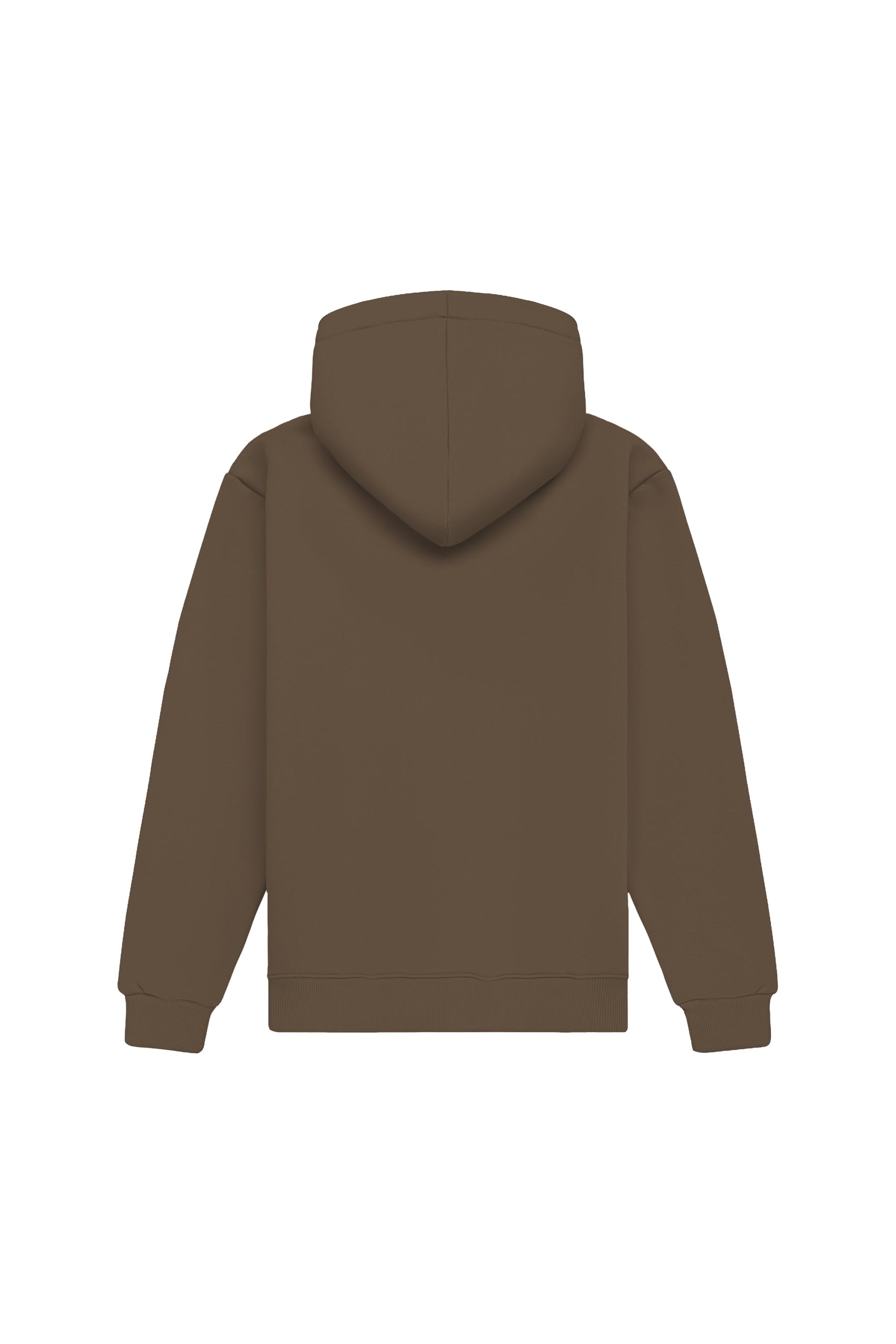 Bluza z kapturem Regular LIGHT LOOP BROWN wyprodukowana w Polsce, certyfikowana tkanina, idealna do nadruków i haftu