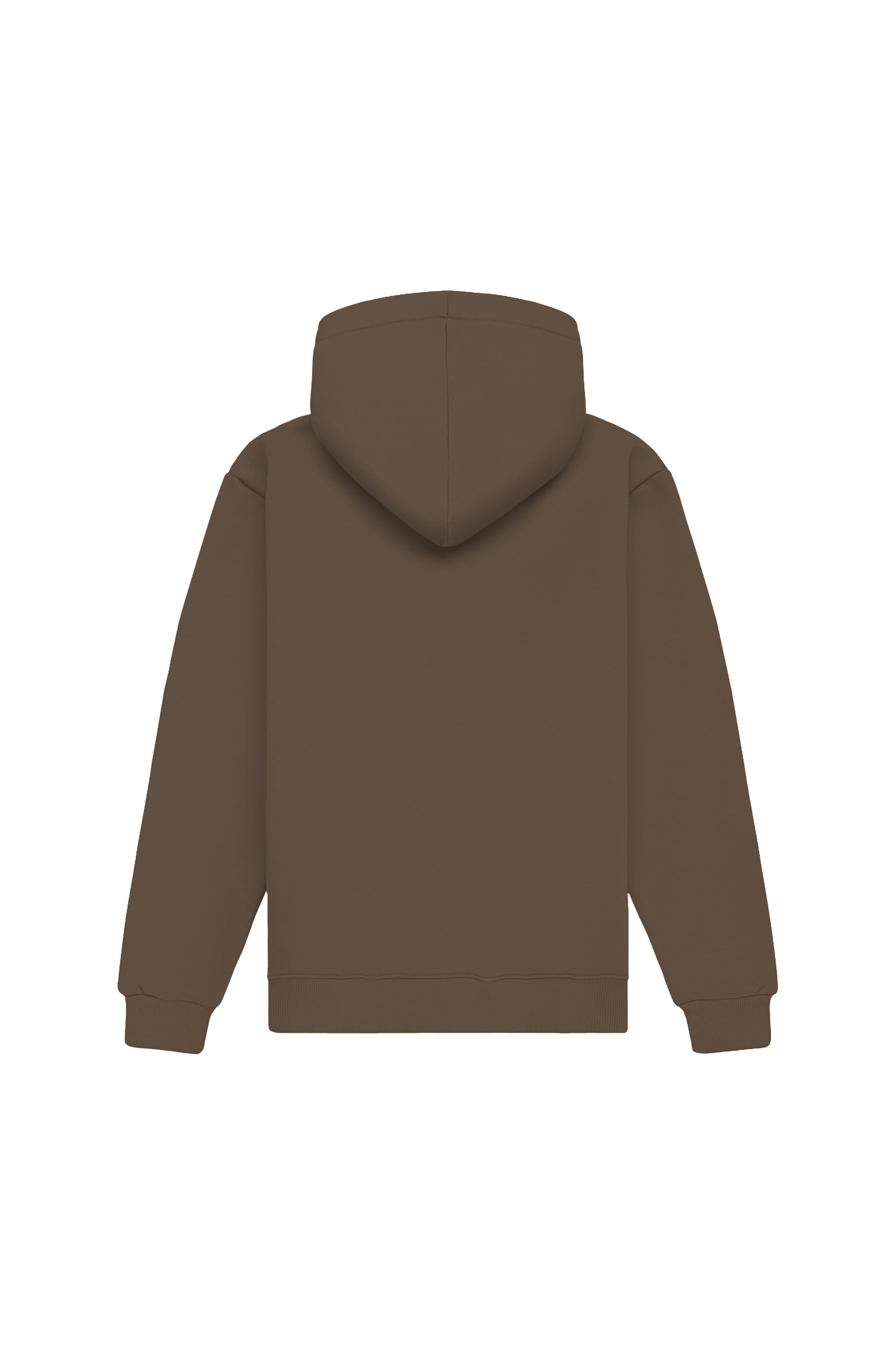 Bluza z kapturem Regular LIGHT LOOP BROWN wyprodukowana w Polsce, certyfikowana tkanina, idealna do nadruków i haftu