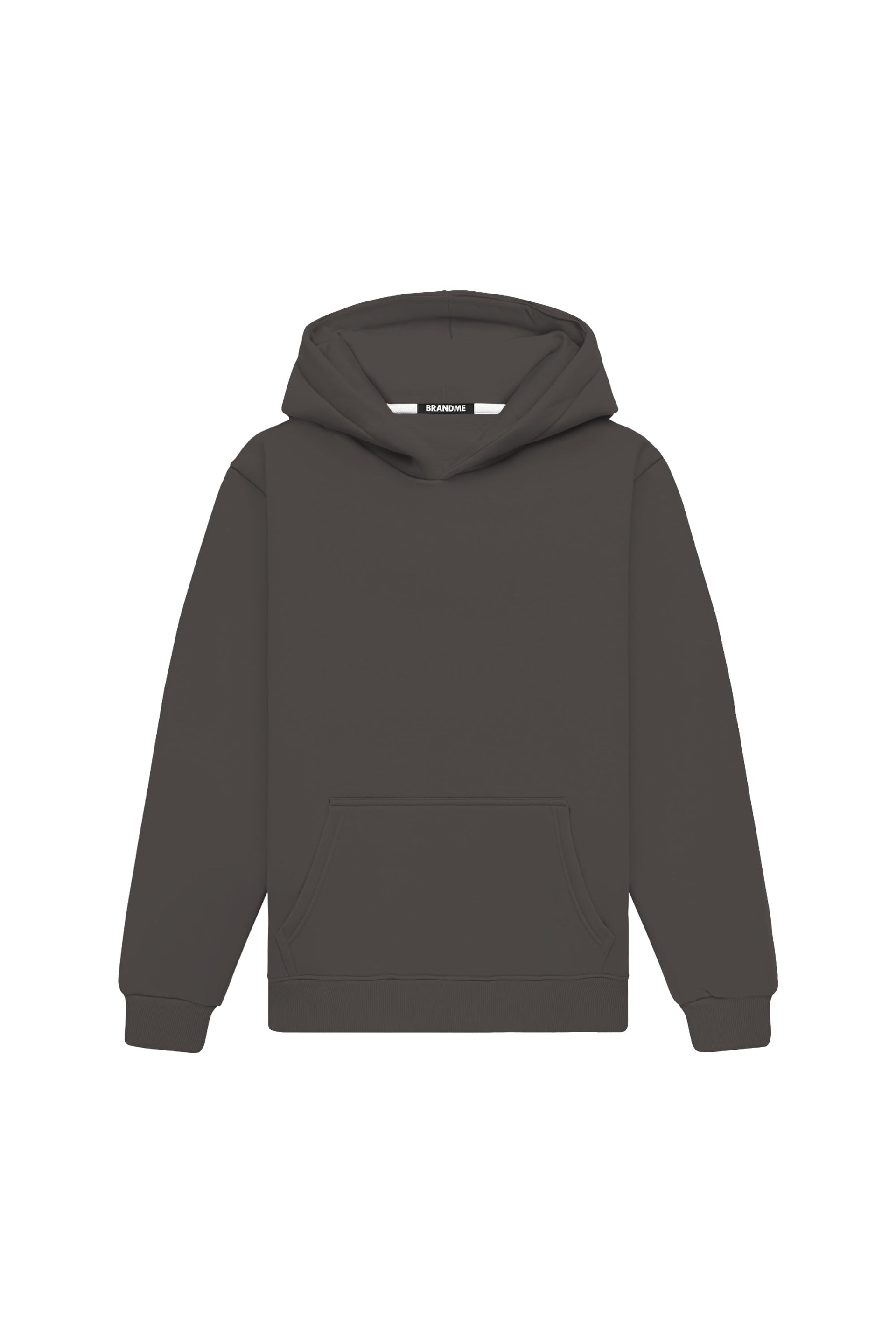 Bluza z kapturem w kroju regular Light Loop Coffee, wysokiej jakości polska bluza idealna pod nadruk