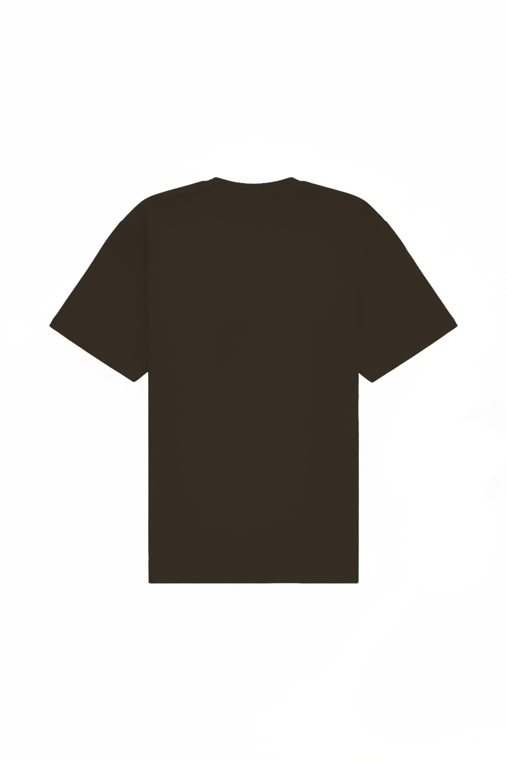 T-shirt oversize Stretch Chocolate w kolorze czekoladowym z certyfikatem jakości, idealny pod nadruki.