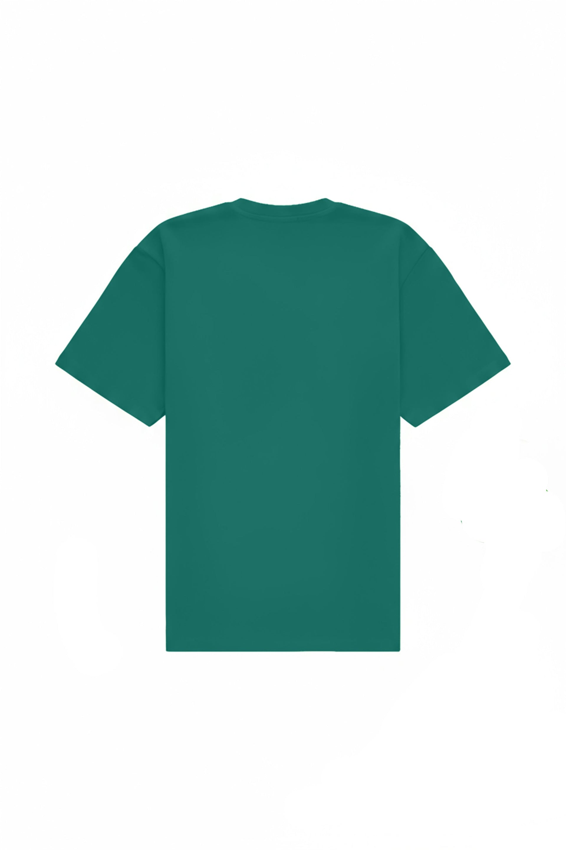 T-shirt oversize w kolorze kelly green, polska dzianina z certyfikatem jakości, idealny pod nadruk