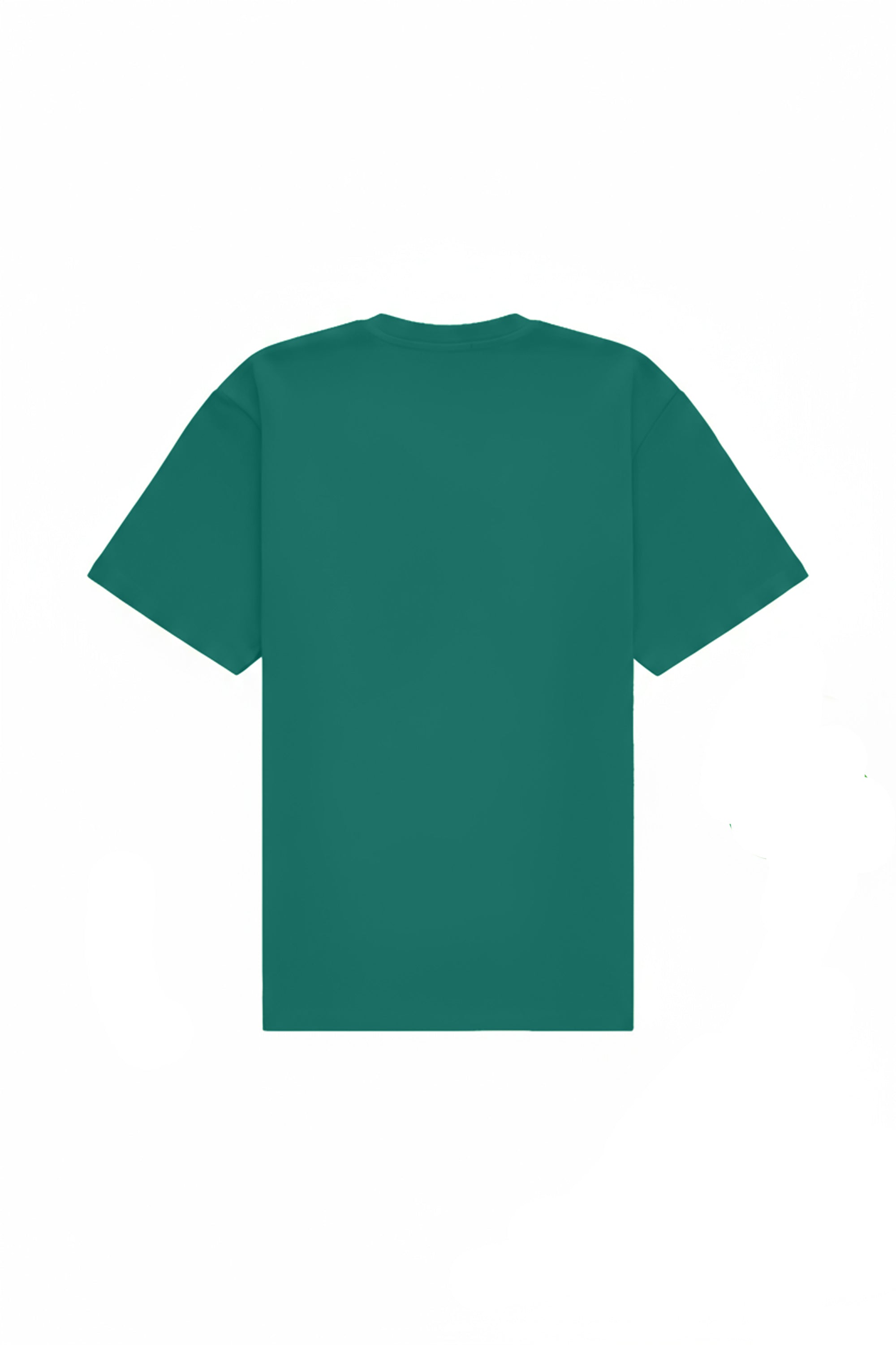 T-shirt oversize w kolorze kelly green, polska dzianina z certyfikatem jakości, idealny pod nadruk