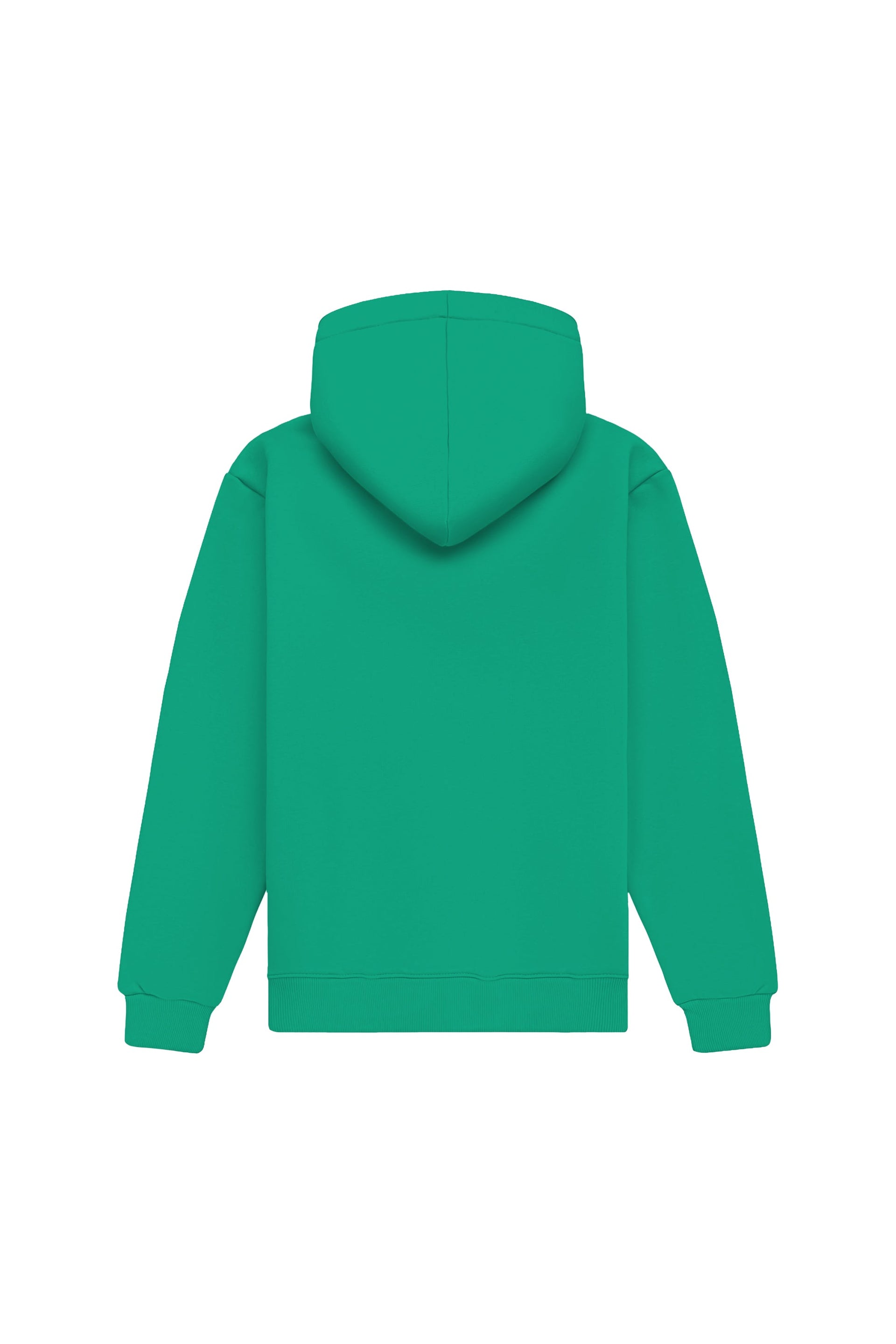 Bluza z kapturem regular light loop Kelly green made in Poland with certified fabric, ideal for printing and embroidery
