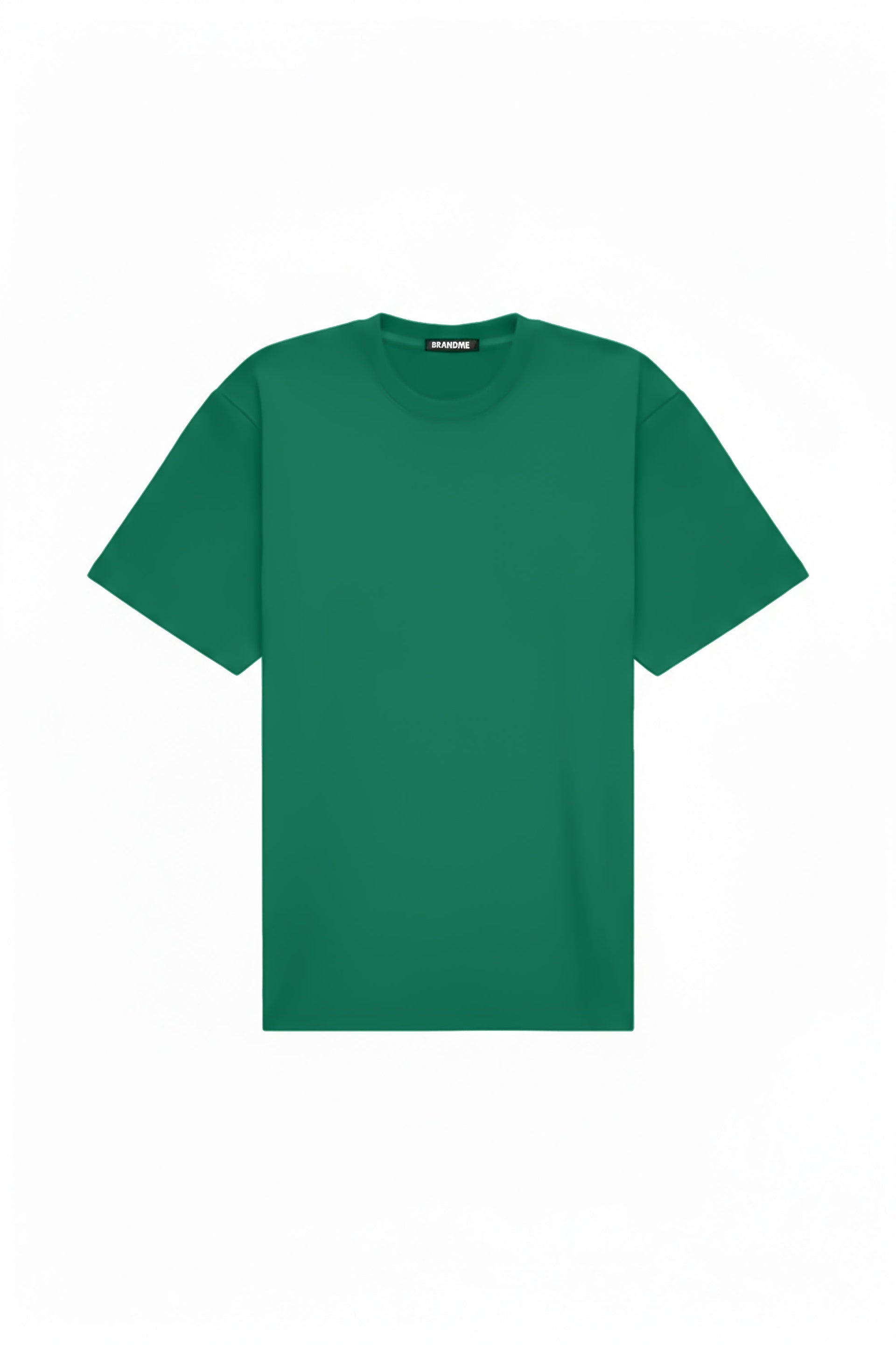 Oversize green T-shirt STRETCH ABUNDANT made in Poland, certified fabric ideal for printing