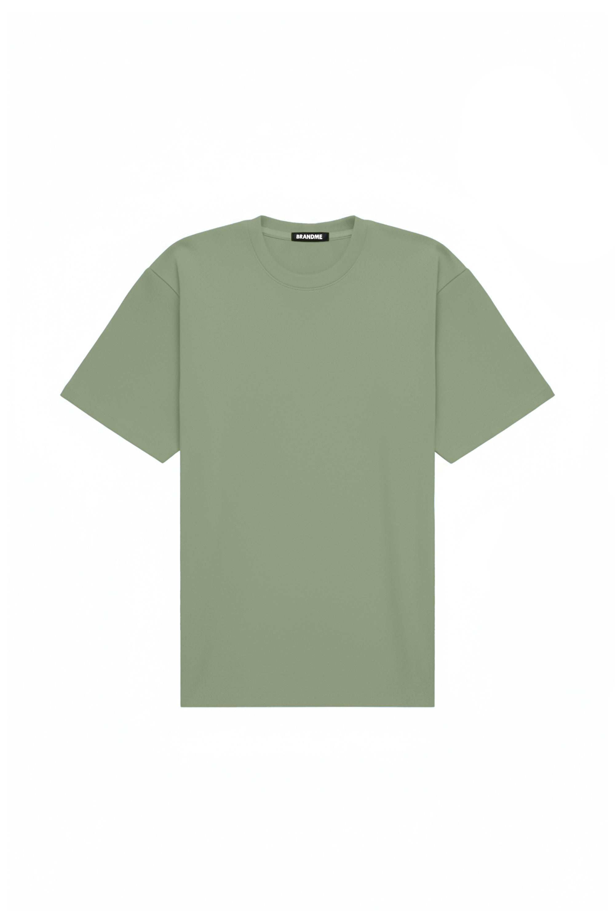 T-shirt oversize stretch almond in certified quality fabric, ideal for printing and embroidery