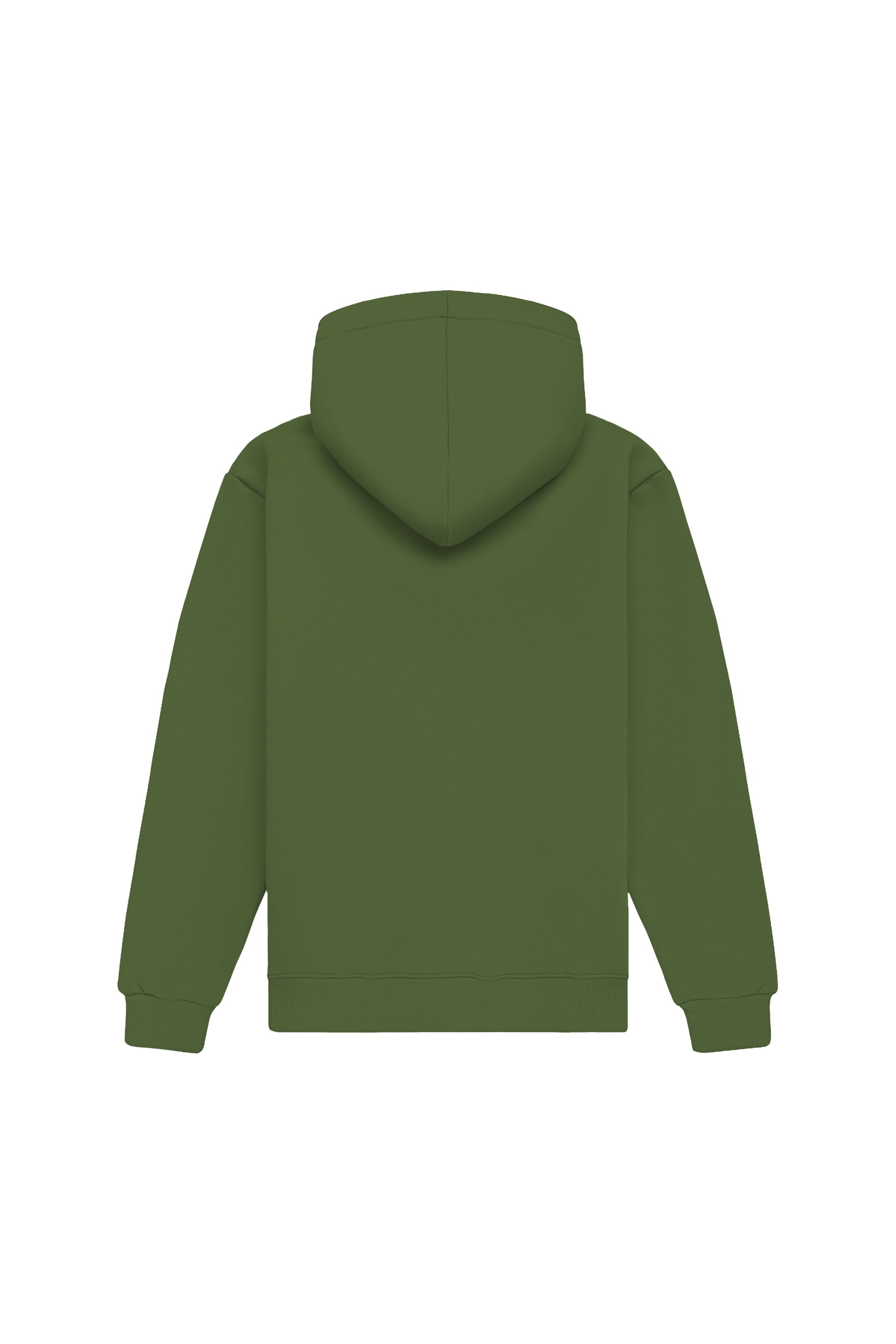 Bluza z kapturem Regular Light Loop Green, certyfikowana polska dzianina, idealna pod nadruk