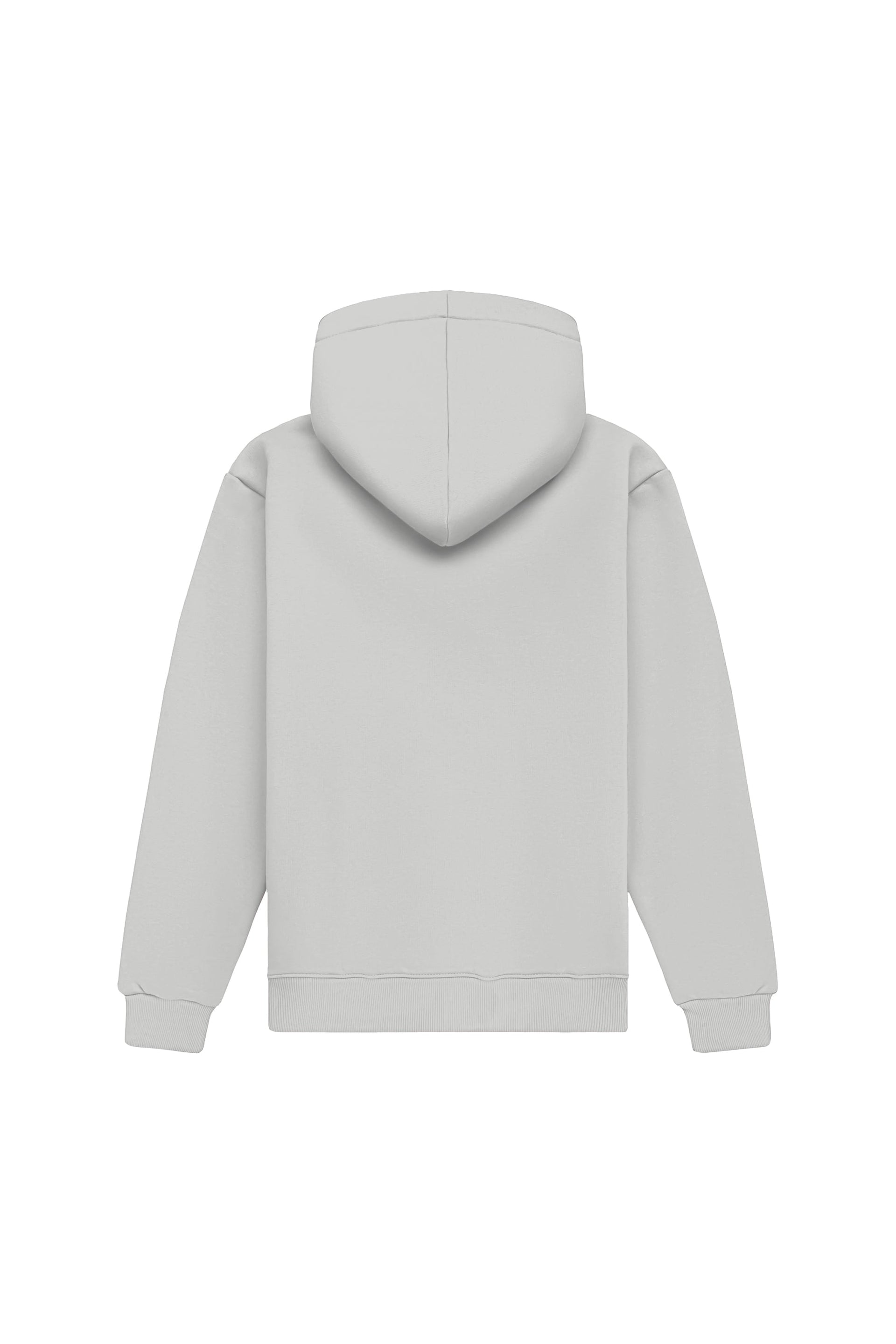 Bluza z kapturem regular loop gray hoodie made in Poland with certified fabric and enhanced enzymatic finish