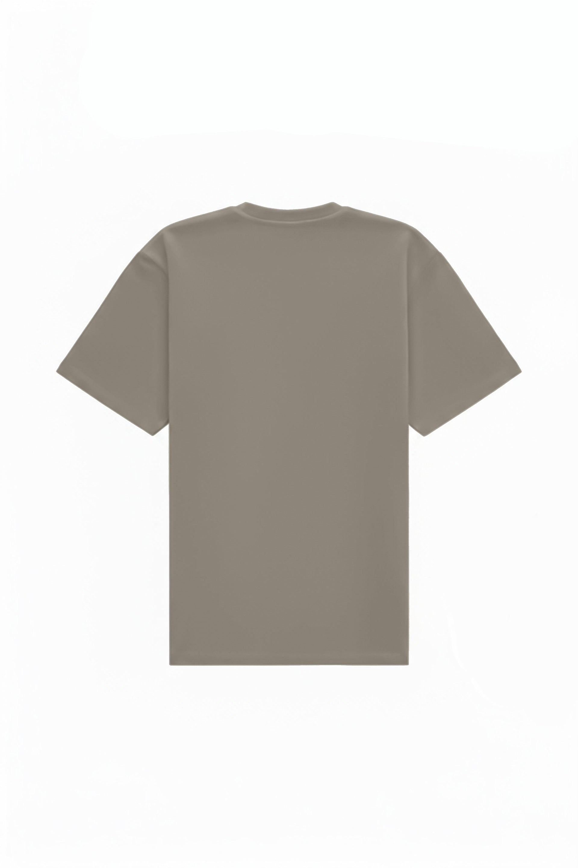 T-shirt oversize STRETCH CEMENT made in Poland with certified fabric, suitable for printing and embroidery