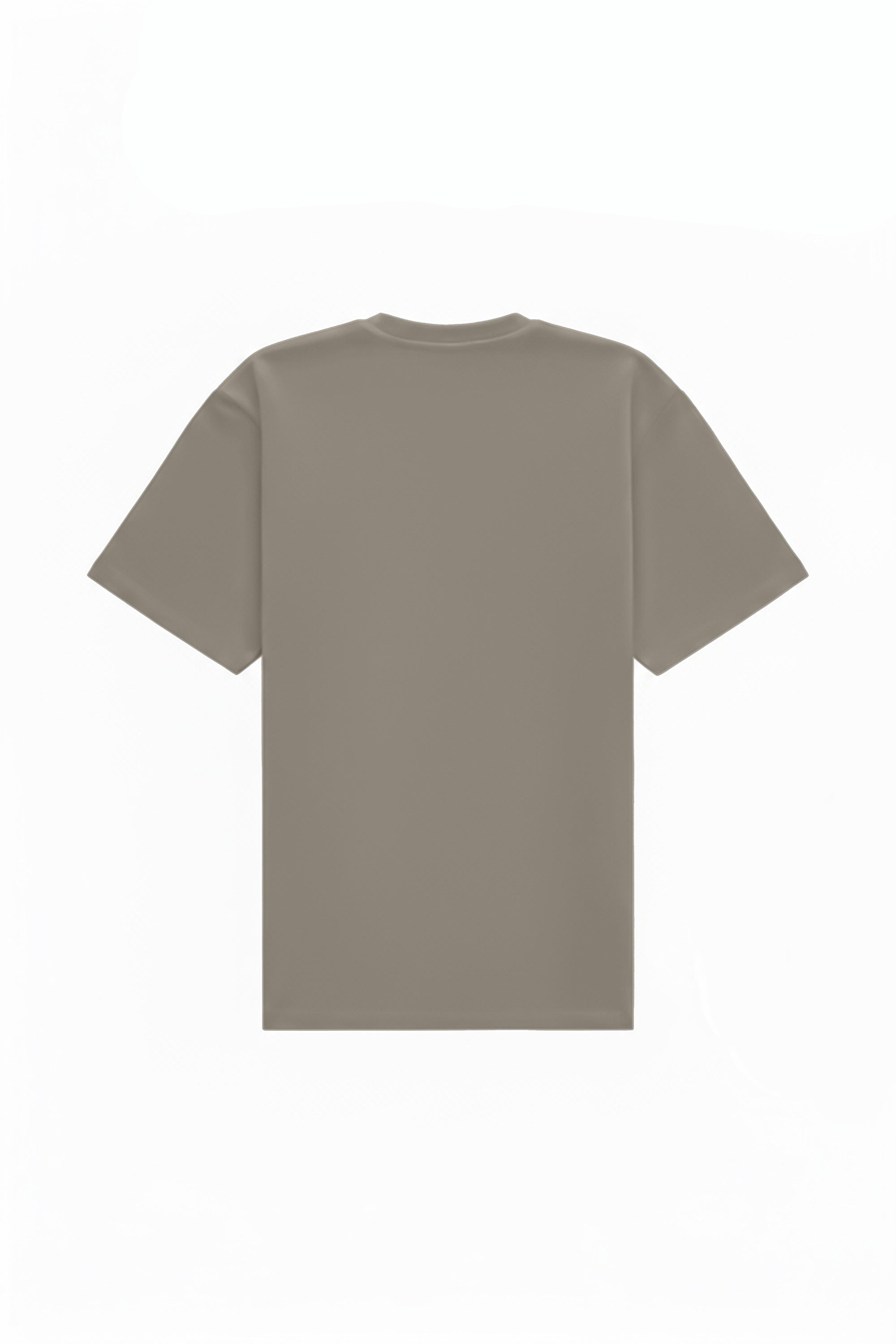 T-shirt oversize STRETCH CEMENT made in Poland with certified fabric, suitable for printing and embroidery