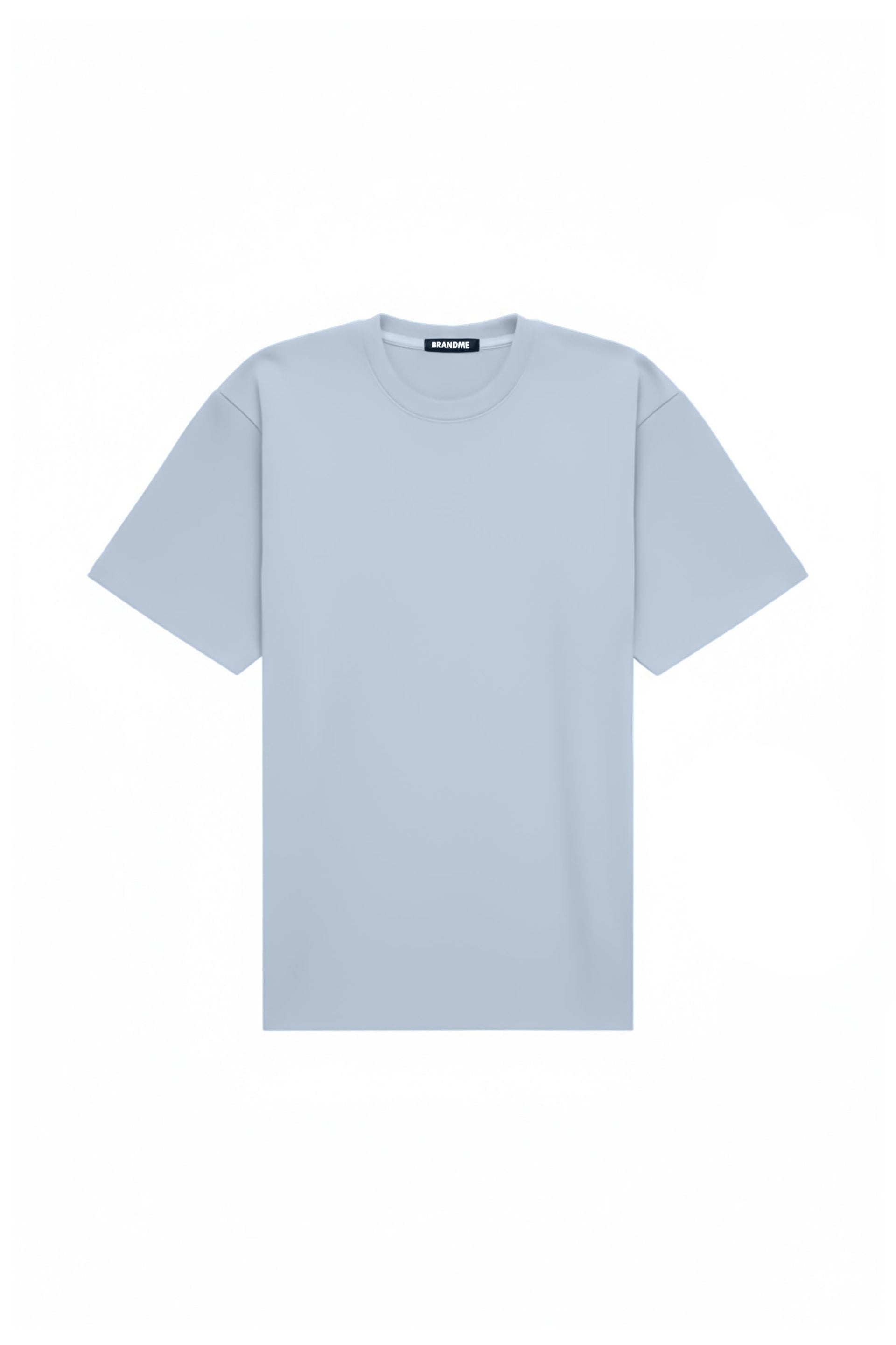 Oversize T-shirt Stretch Skylight in pastel blue with high-quality certified fabric, ideal for printing and embroidery