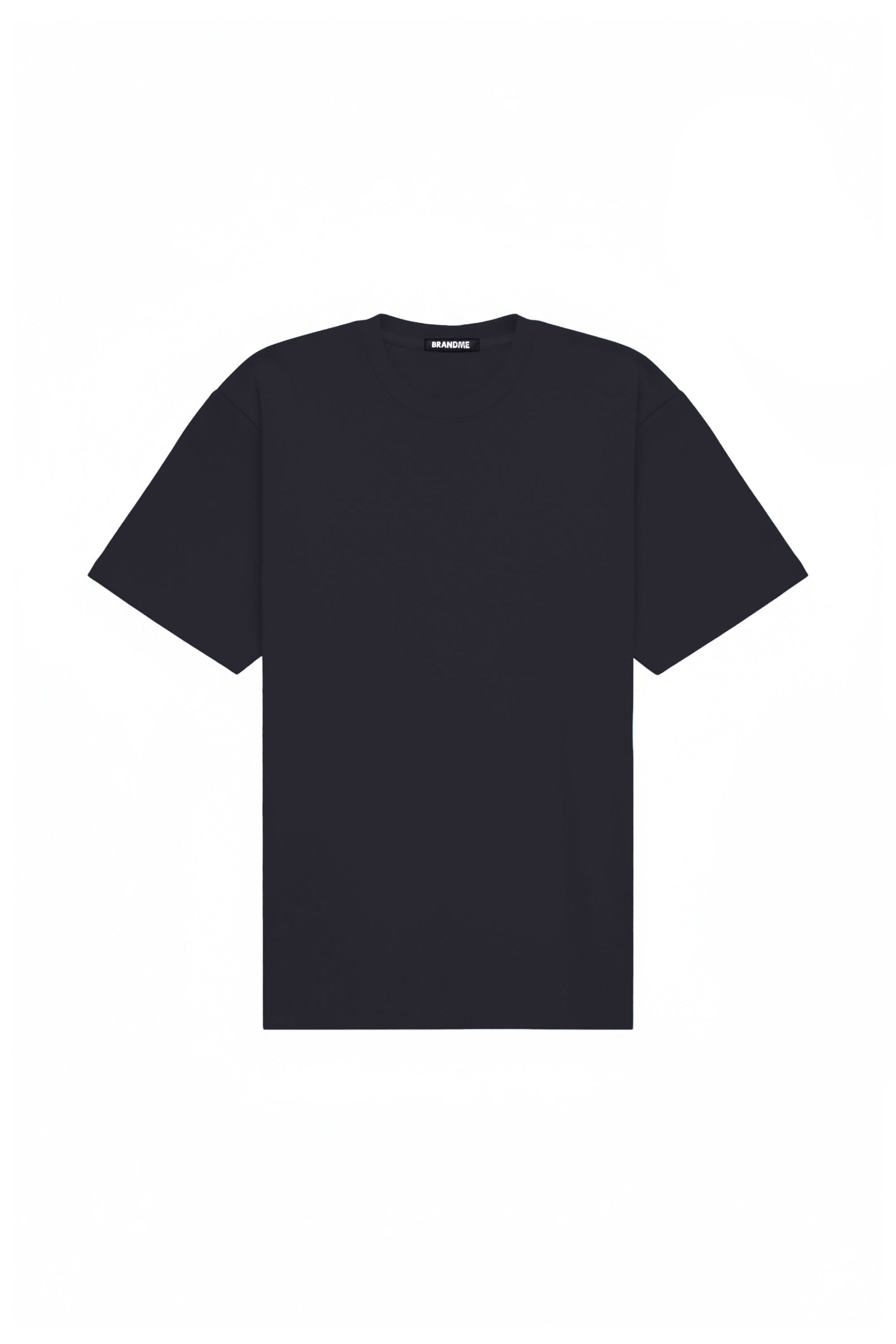Oversize dark gray T-shirt made in Poland, quality certified fabric ideal for prints