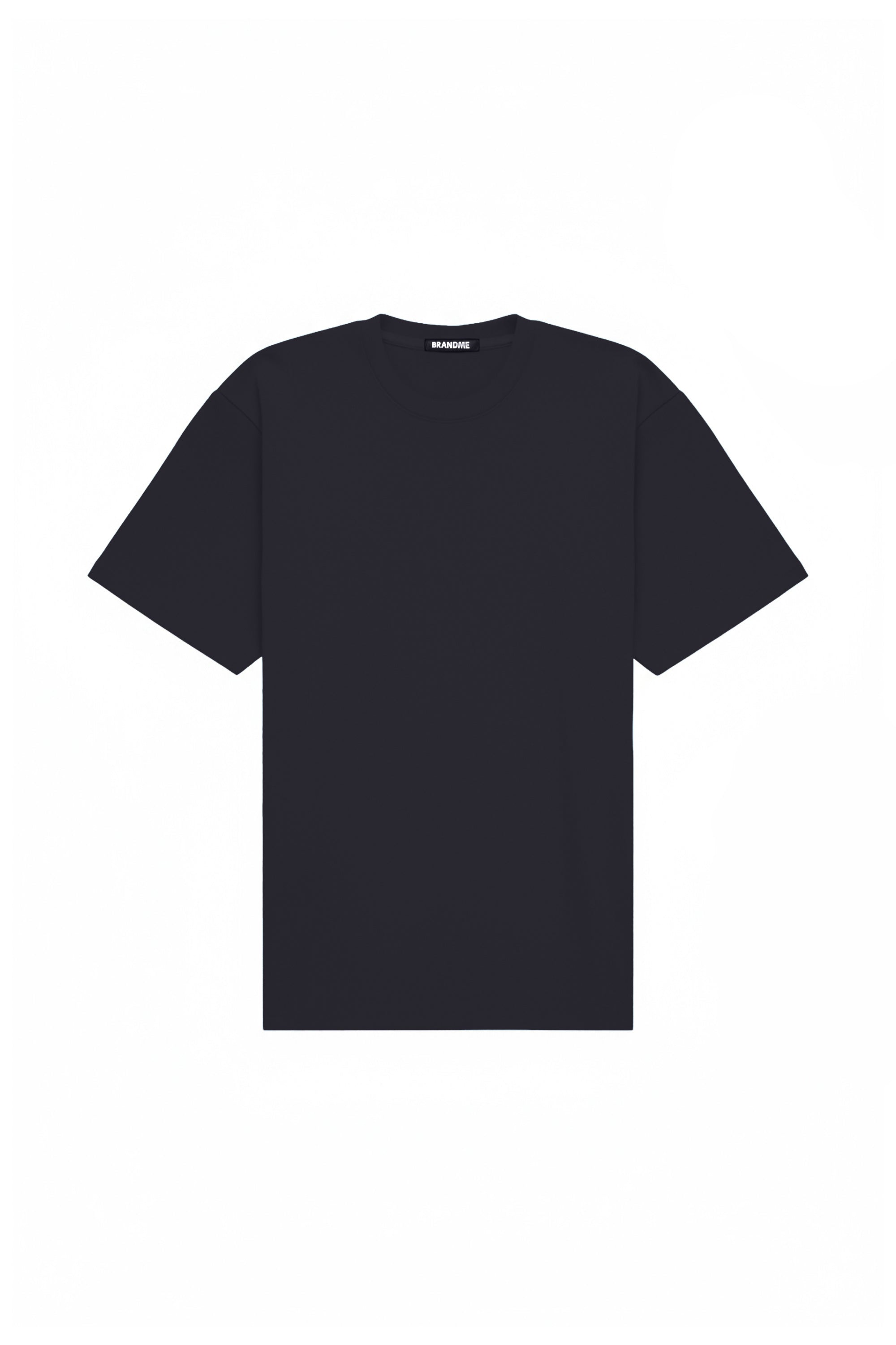 Oversize dark gray T-shirt made in Poland, quality certified fabric ideal for prints