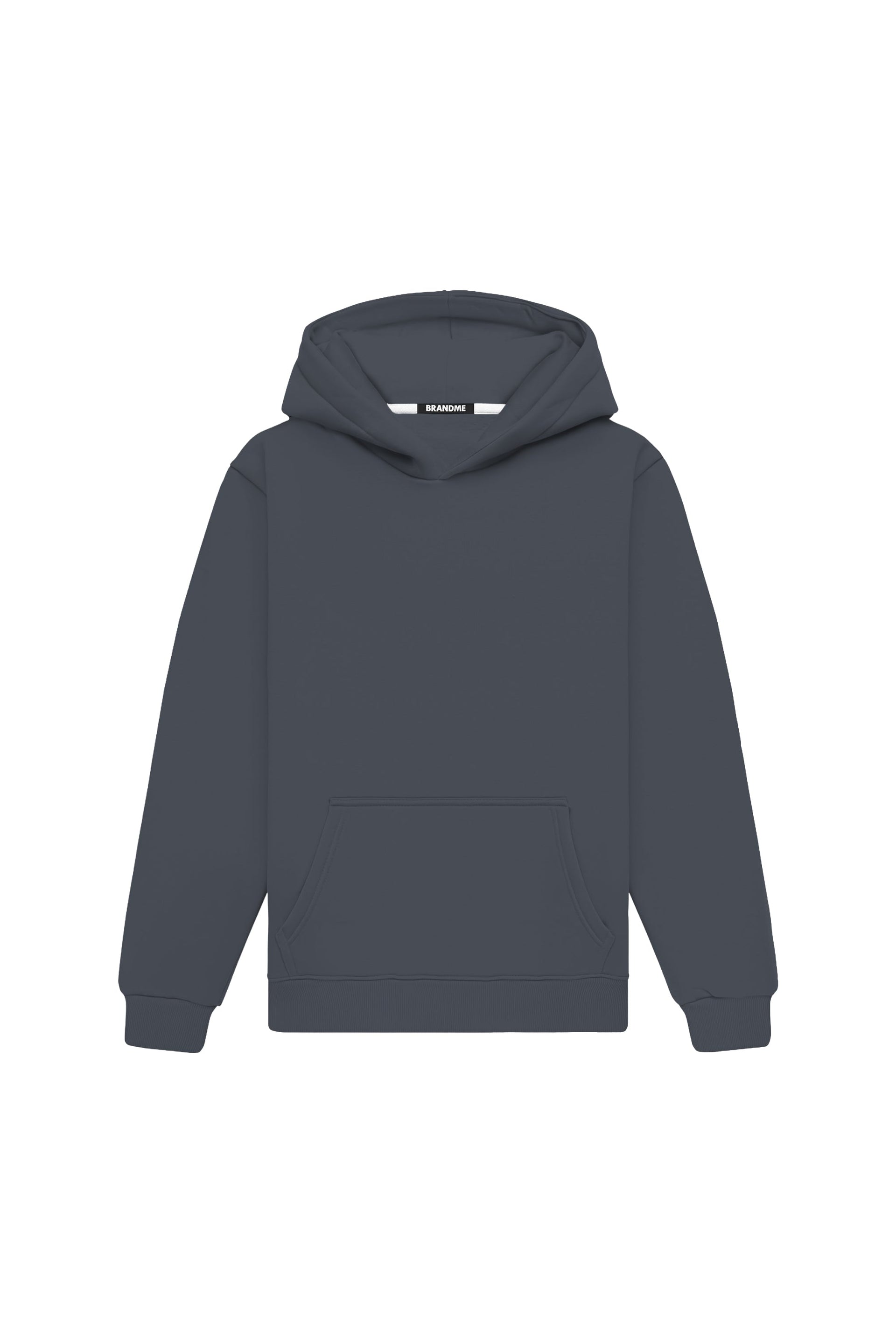 Bluza z kapturem regular LIGHT LOOP GRAPHITE wyprodukowana w Polsce, certyfikowana dzianina idealna pod nadruk
