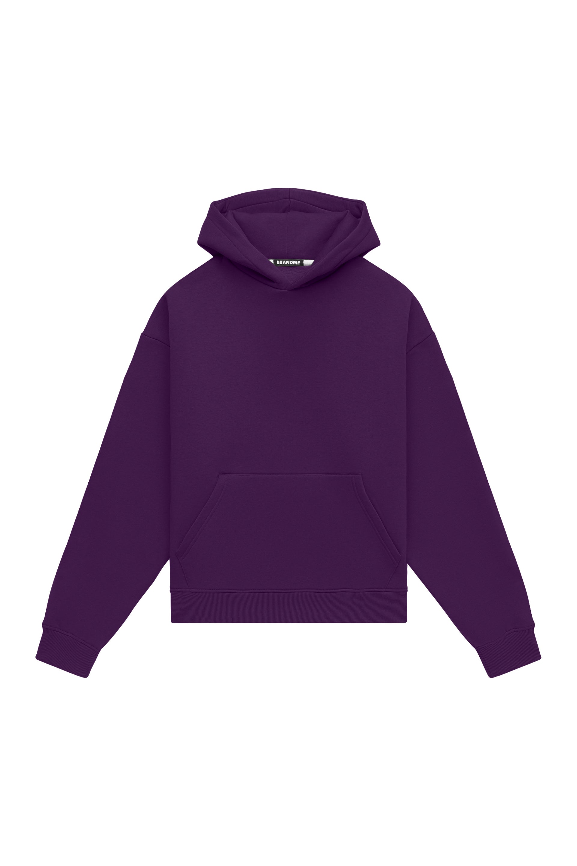 Hoodie oversize LIGHT BRUSHED DARK PURPLE