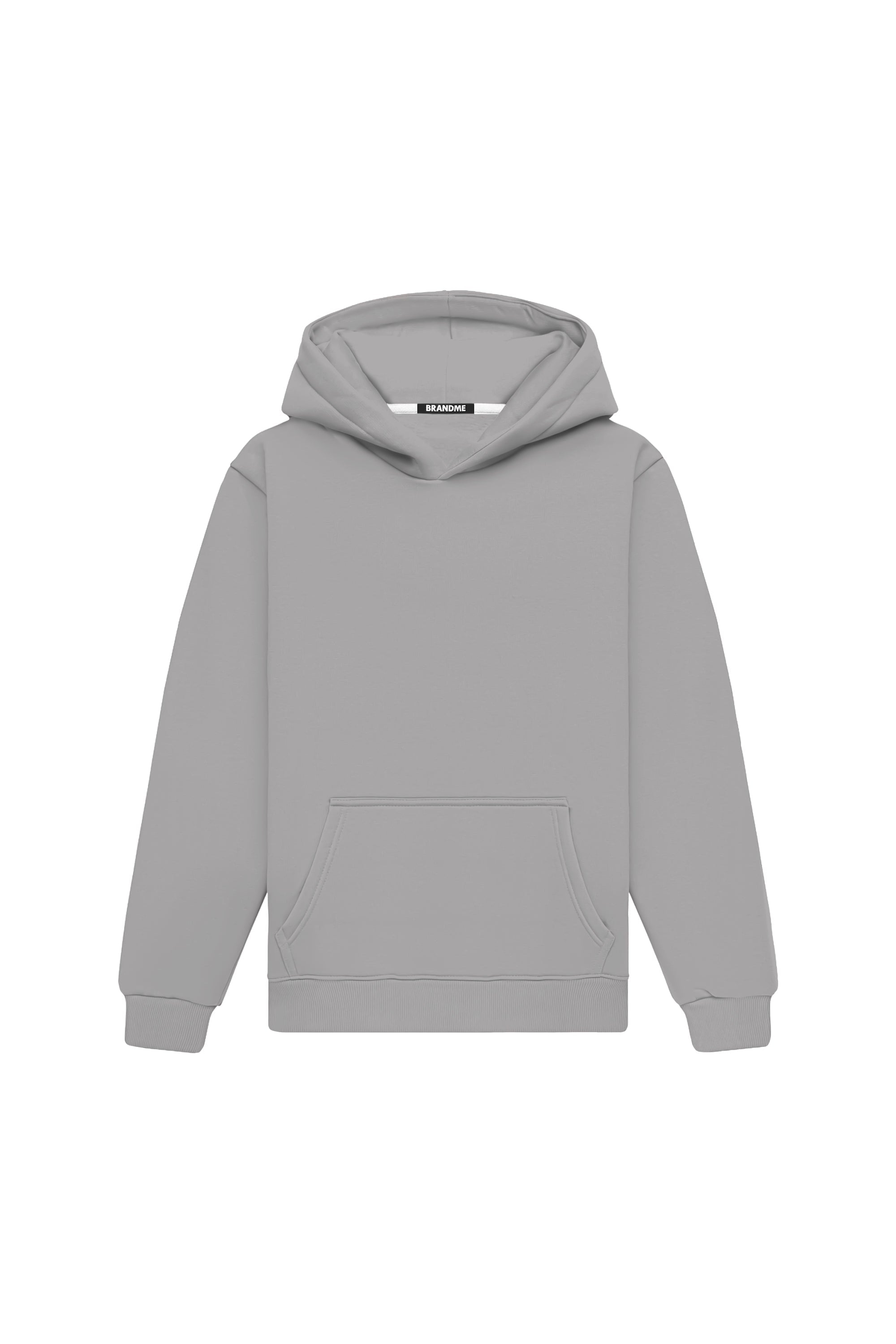 Bluza z kapturem regular LIGHT LOOP ANTARCTICA w kolorze jasnym, idealna pod nadruk, wyprodukowana w Polsce