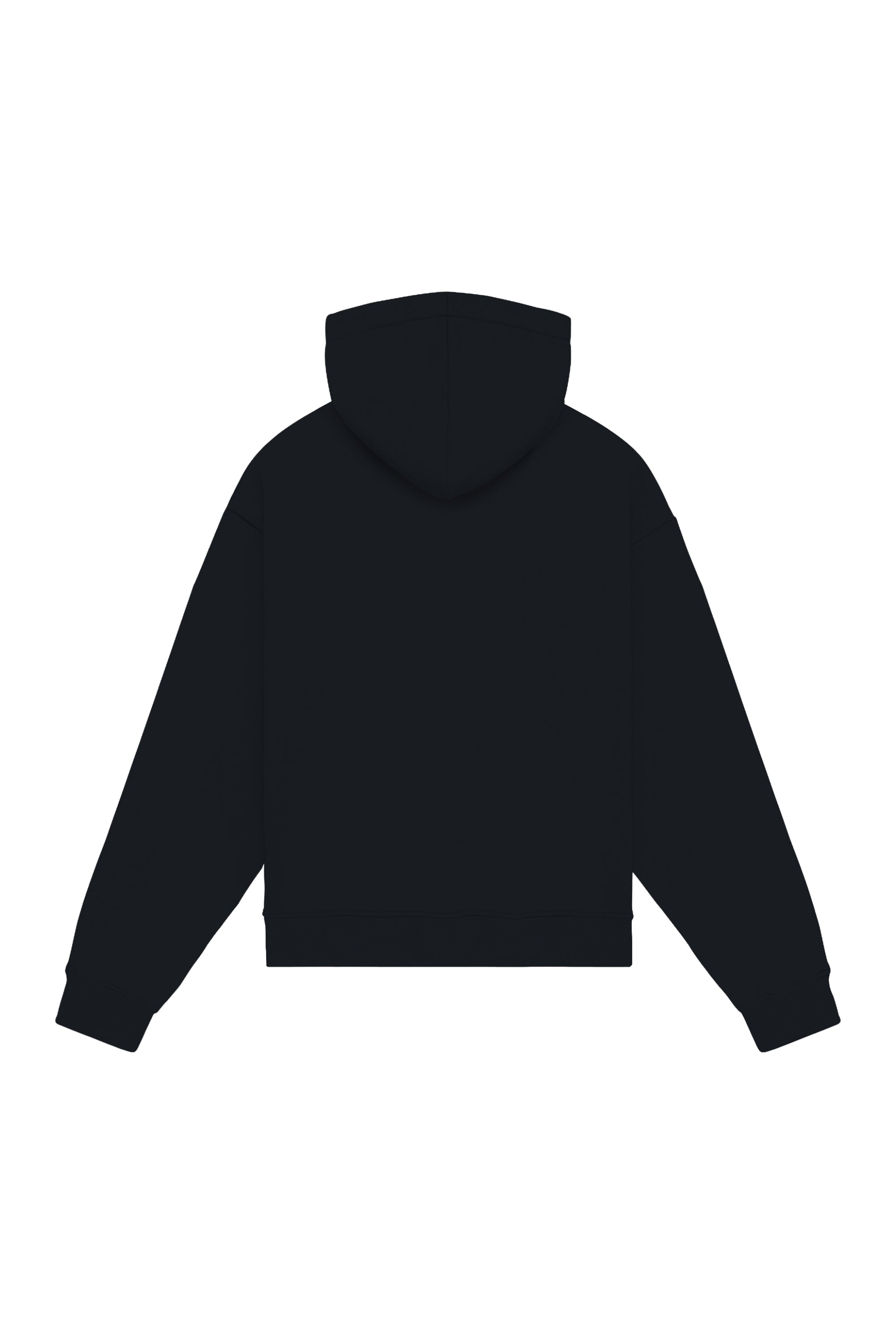Hoodie oversize w kolorze anthracite melange z kapturem, wykonany z certyfikowanej dzianiny idealnej do nadruku, produkcja polska.