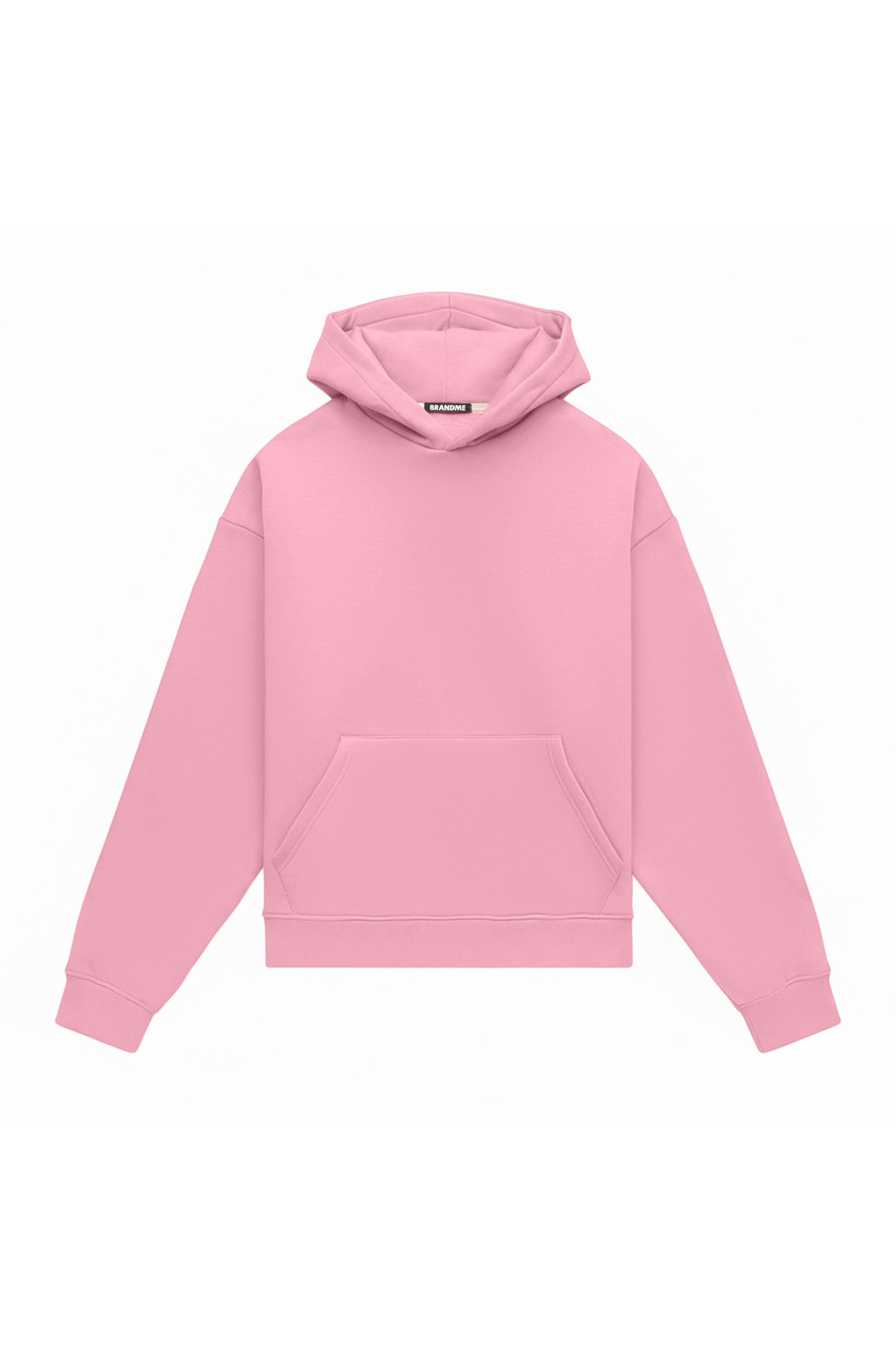 Hoodie oversize LIGHT BRUSHED FLAMINGO PINK