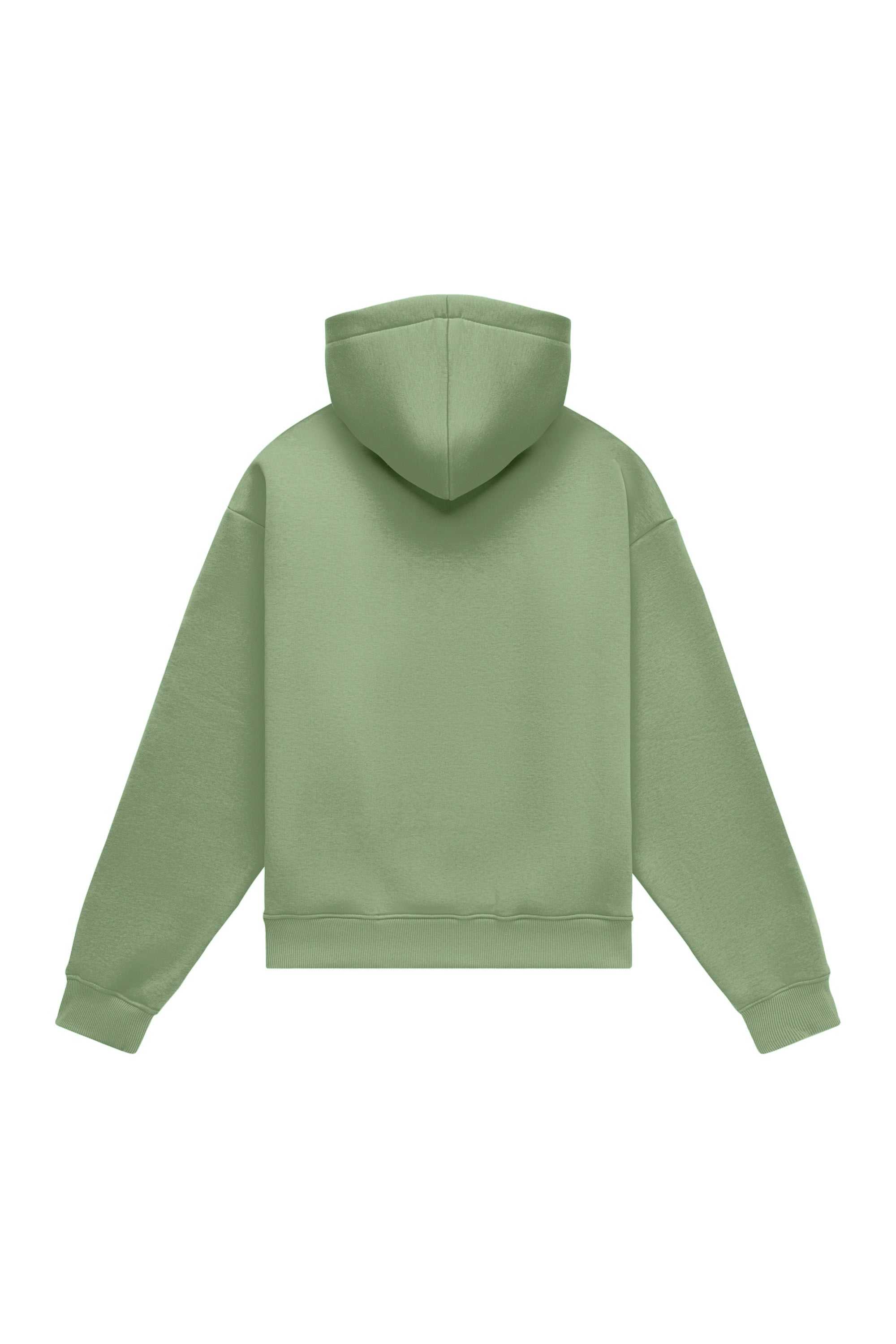 Oversize hoodie in light brushed almond color made in Poland with quality certified fabric ideal for printing