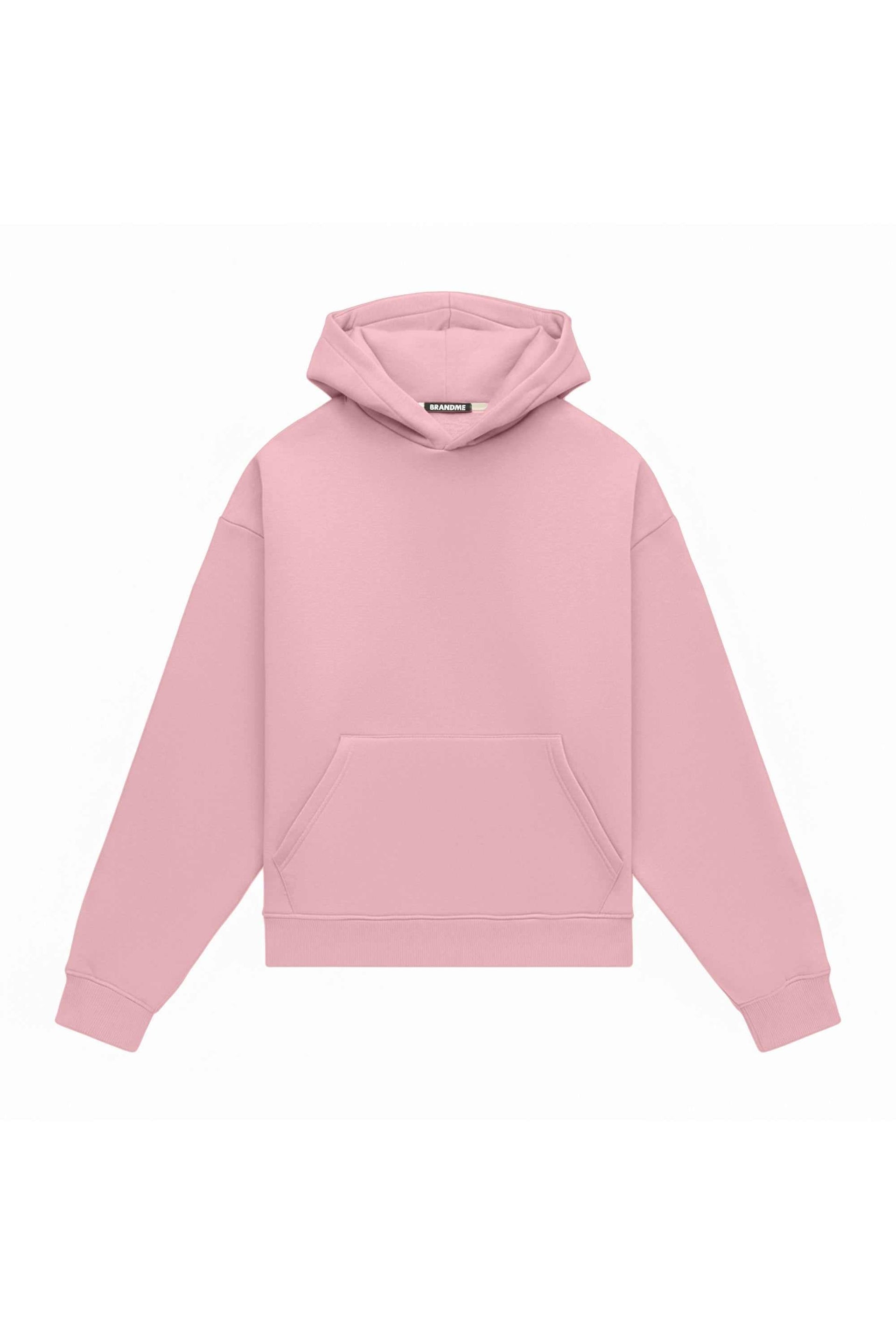 Oversized light brushed marshmallow hoodie bluza z kapturem with certified fabric ideal for printing made in Poland