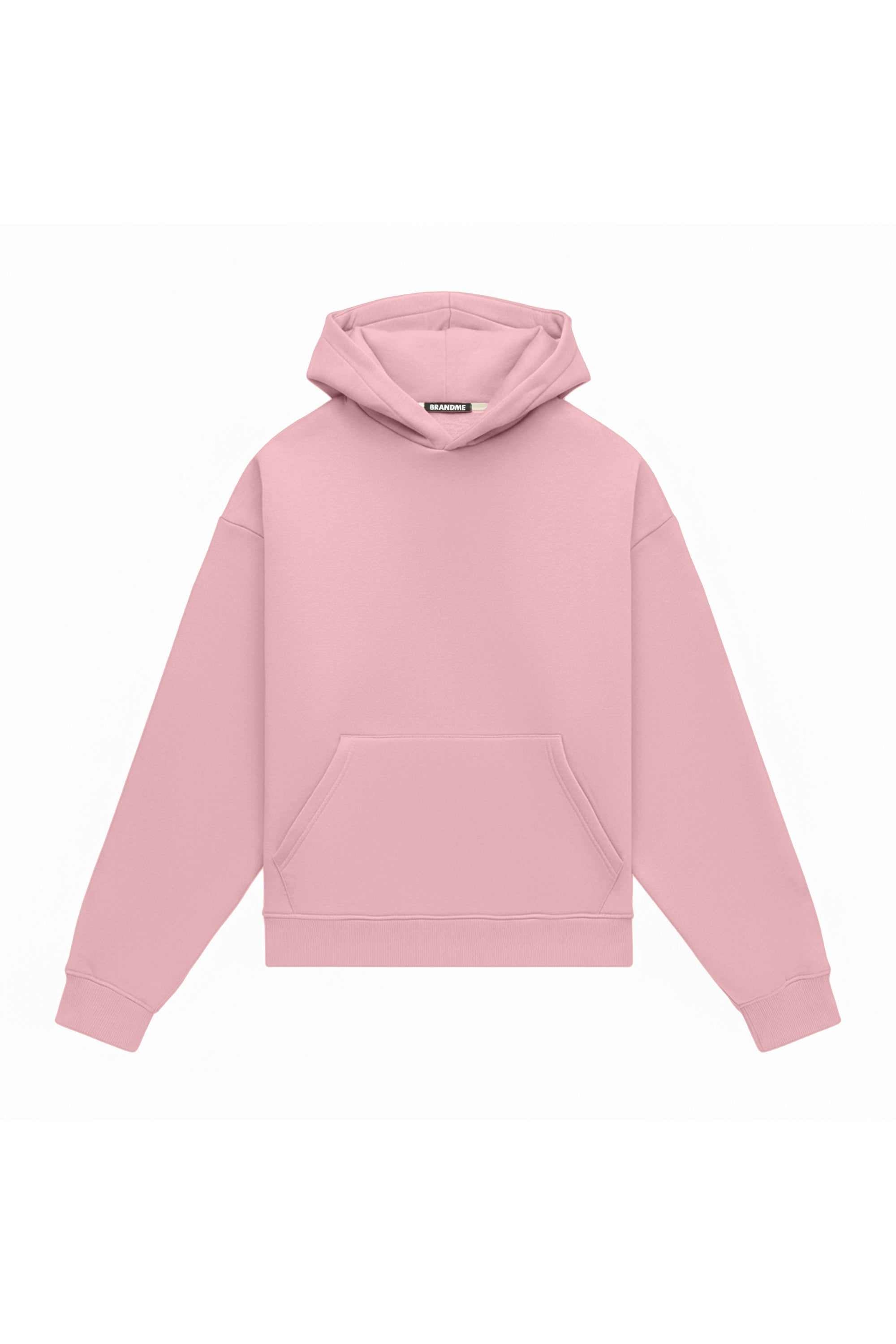 Oversized light brushed marshmallow hoodie bluza z kapturem with certified fabric ideal for printing made in Poland