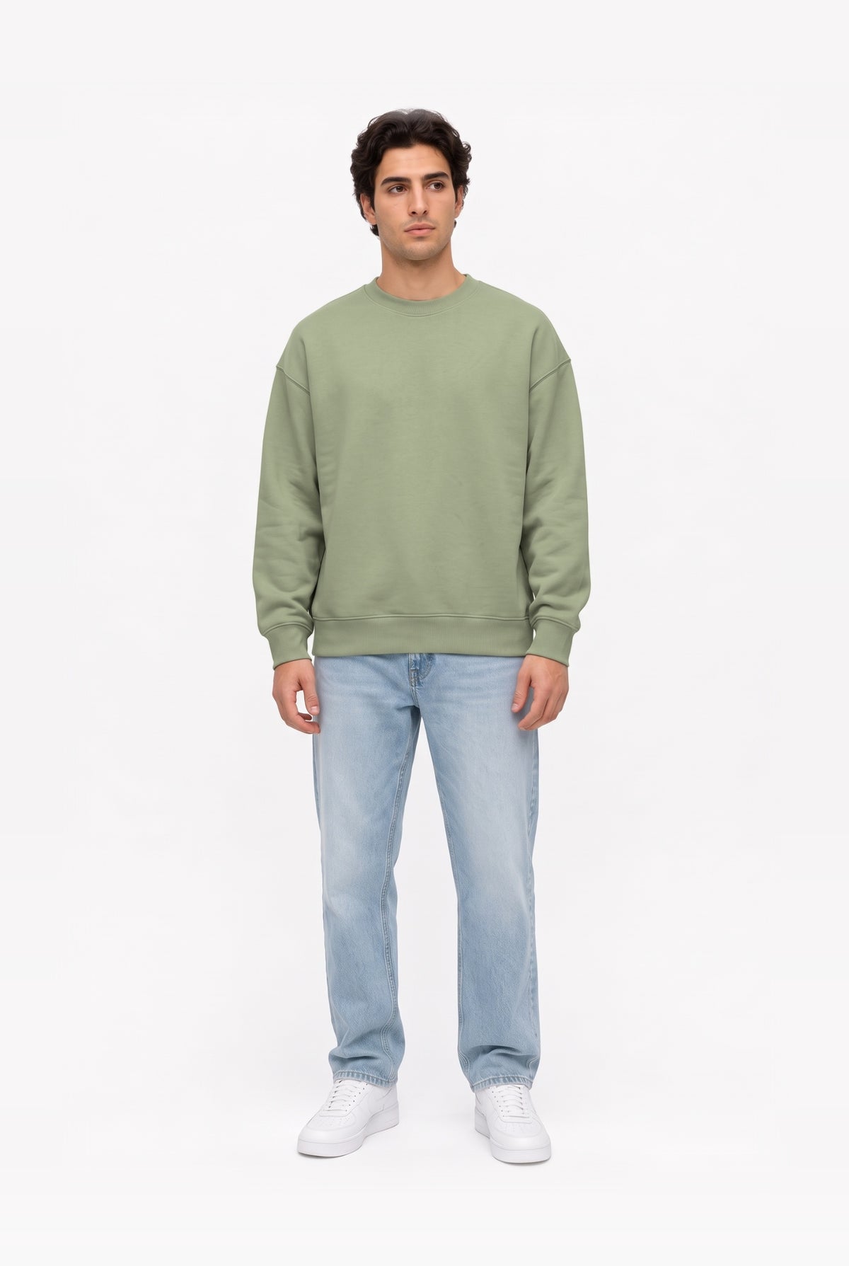 Crewneck Oversize LIGHT LOOP ALMOND