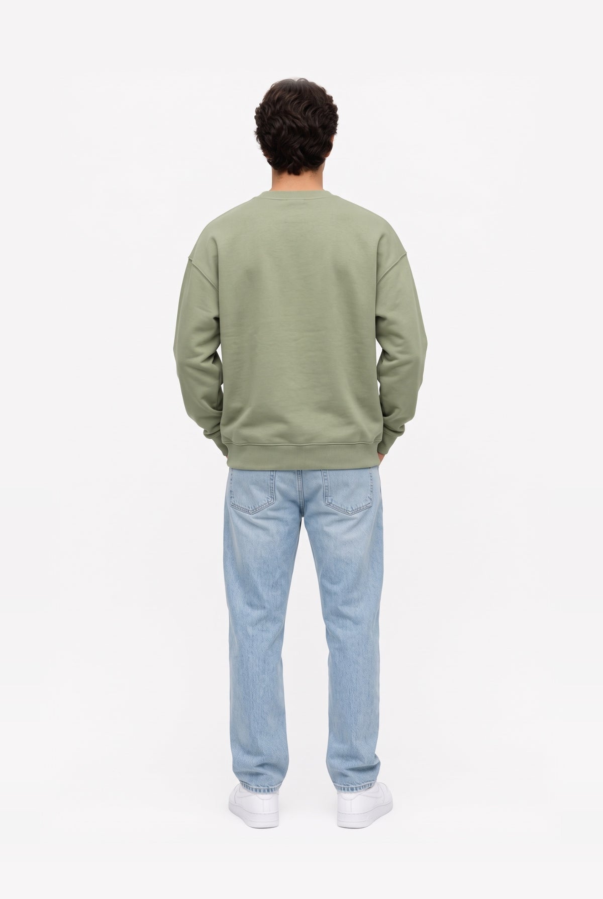 Crewneck Oversize LIGHT LOOP ALMOND