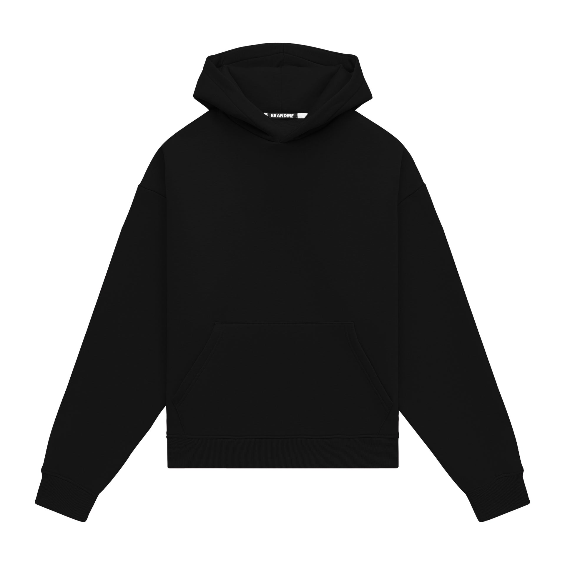 Hoodie oversize LIGHT BRUSHED ANTHRACITE MELANGE