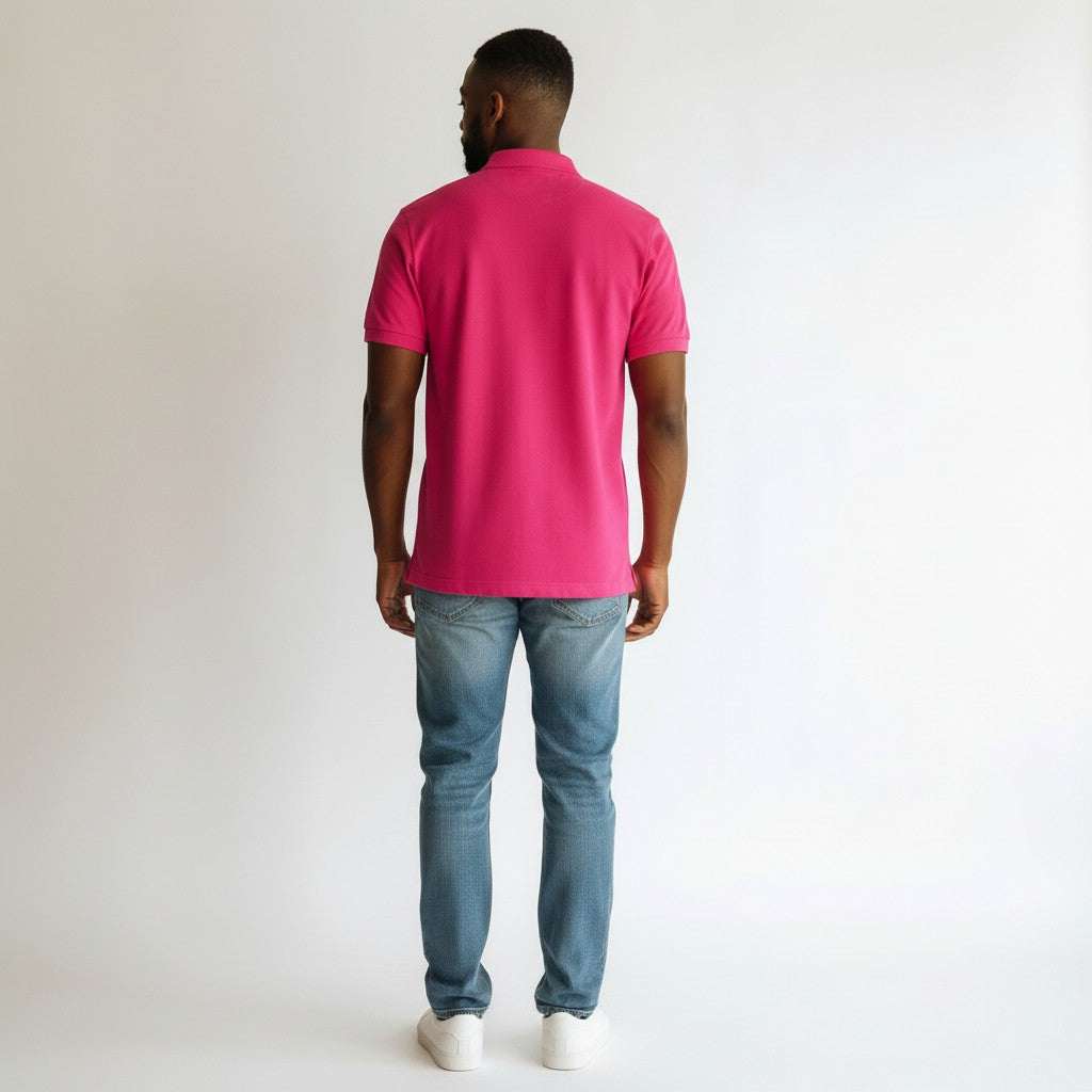 Koszulka POLO regular Lacosta B-011 with certified quality fabric ideal for printing