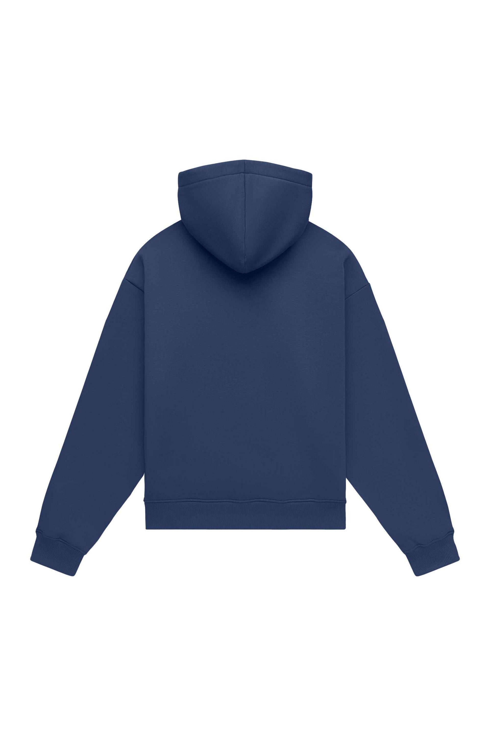 Hoodie oversize MEDIUM BRUSHED B-024 in grey, certified quality fabric, ideal for printing, made in Poland