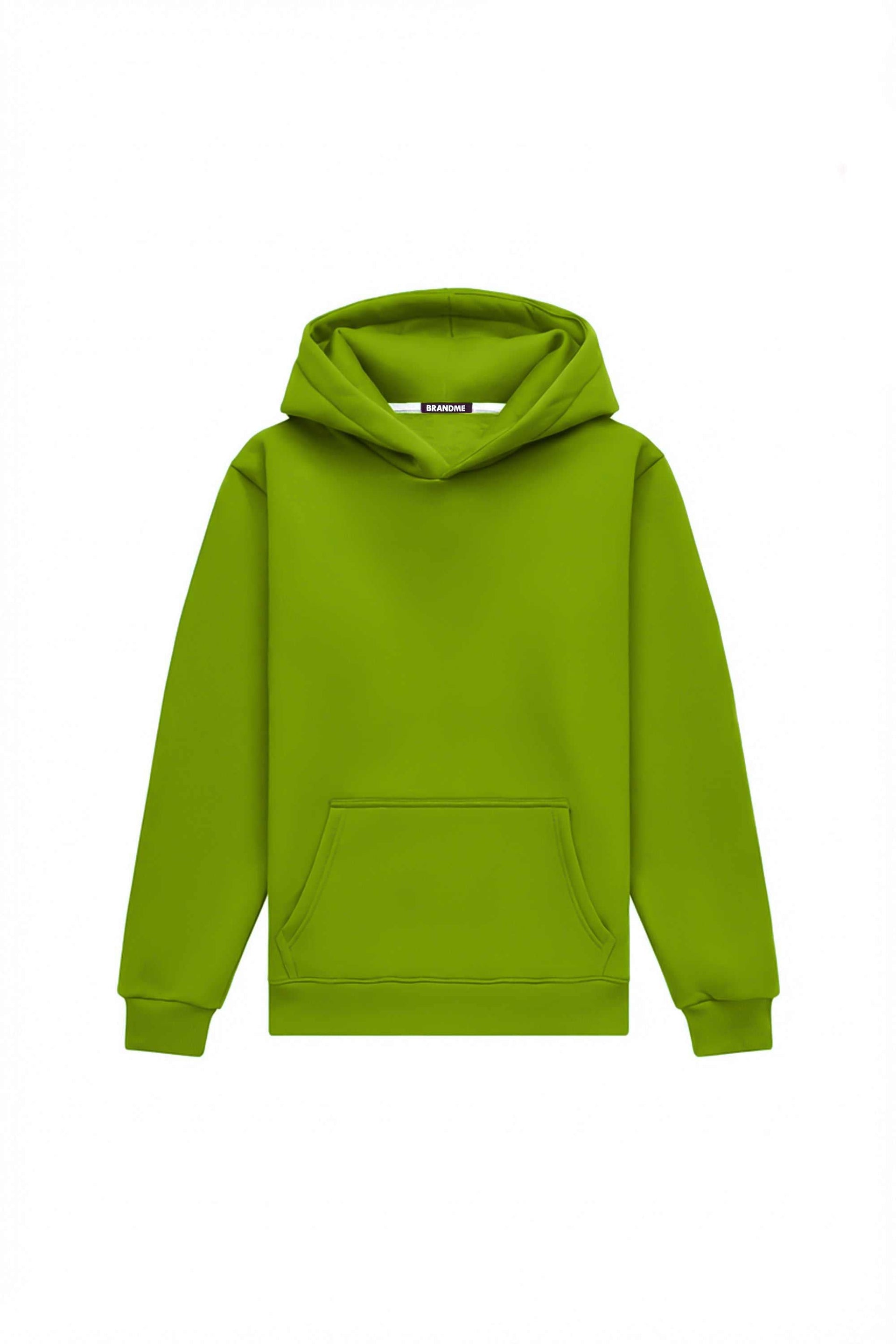 Regular fit medium brushed hoodie with hood, made in Poland, certified fabric ideal for printing