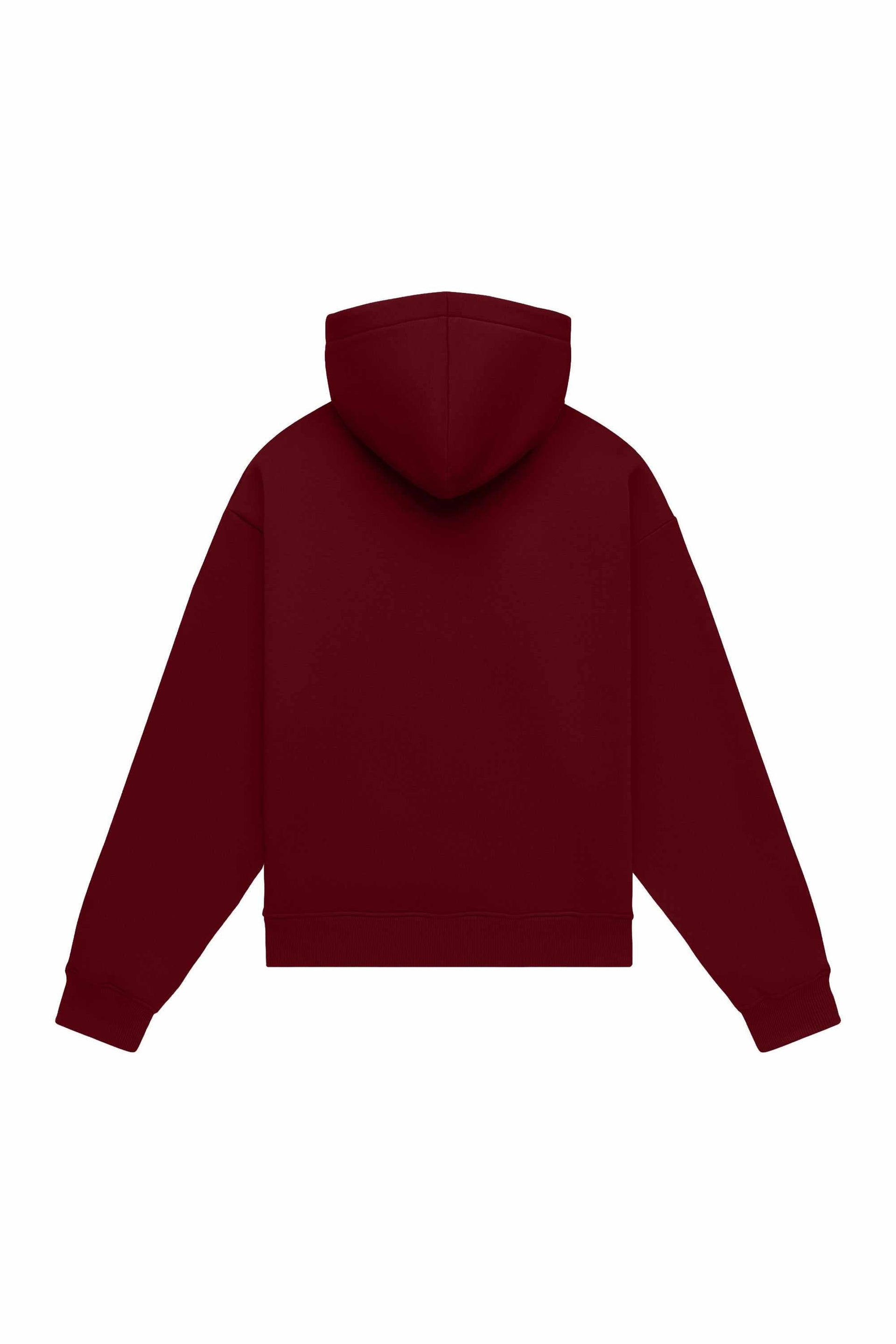 Oversize hoodie MEDIUM BRUSHED B-070 in blue, certified quality fabric, ideal for printing, made in Poland