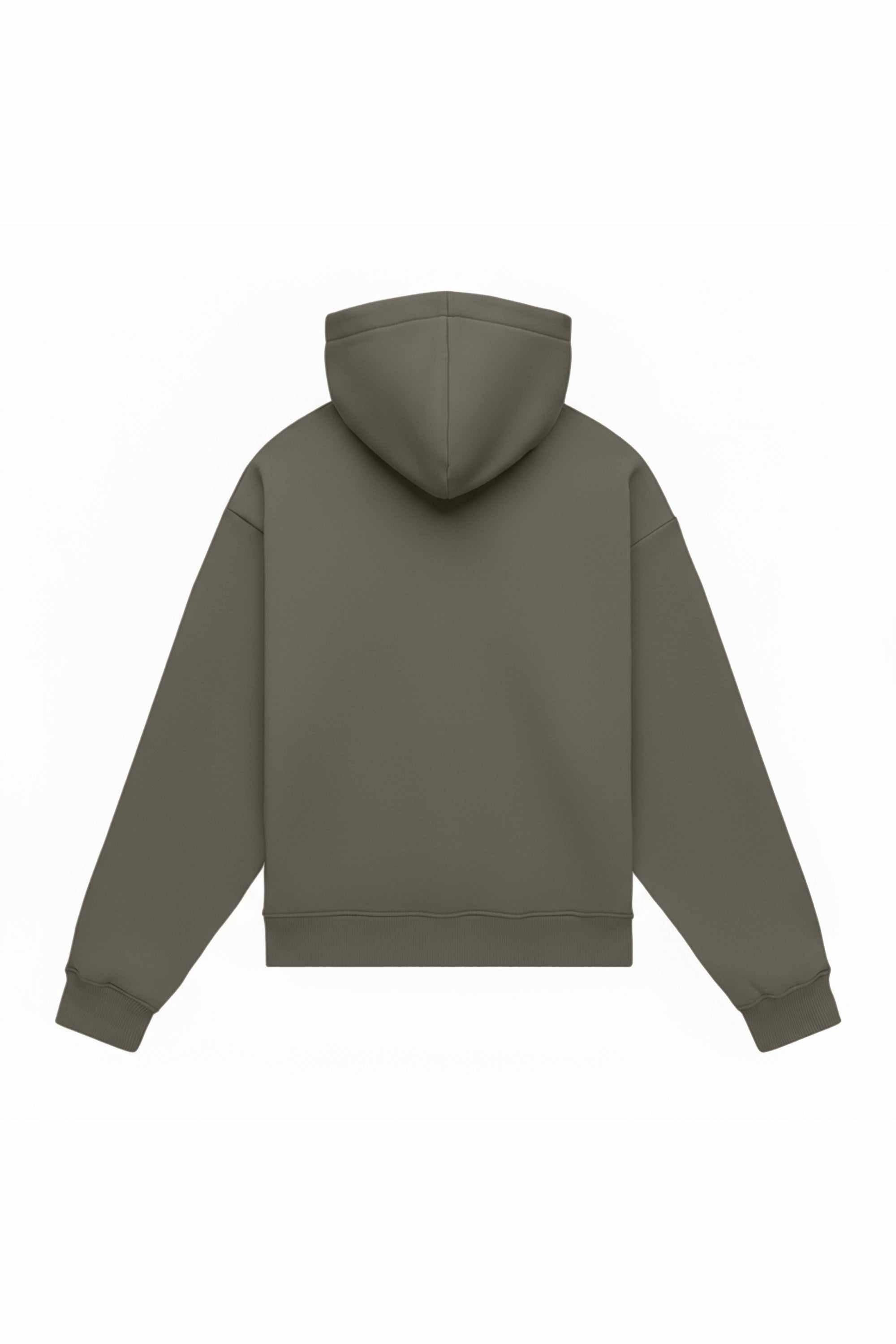 Hoodie oversize medium brushed B-085 in grey, certified quality fabric, ideal for printing and embroidery, made in Poland