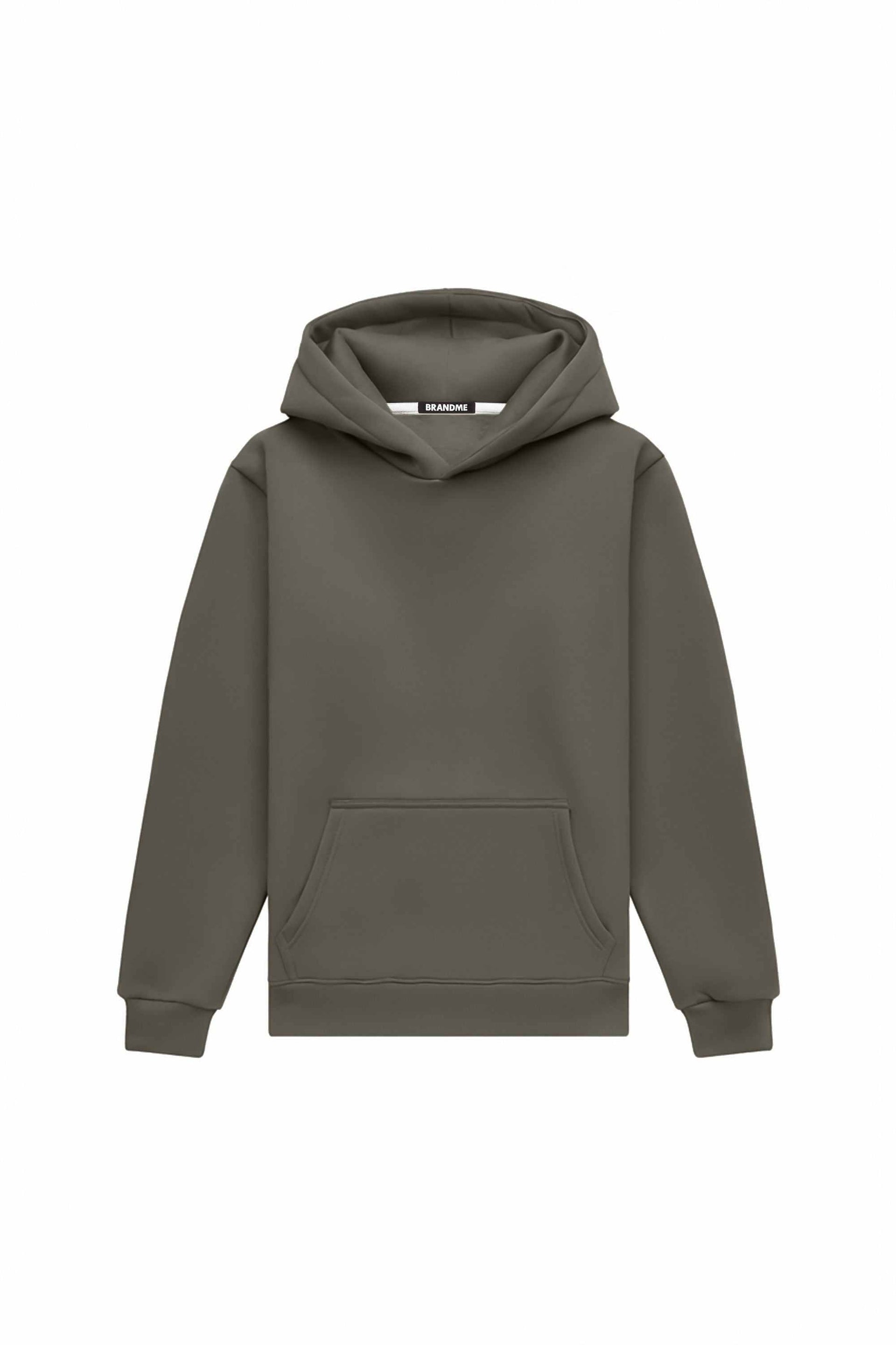 Bluza z kapturem regular MEDIUM BRUSHED B-085, certyfikowana dzianina, Polska produkcja, idealna pod nadruki