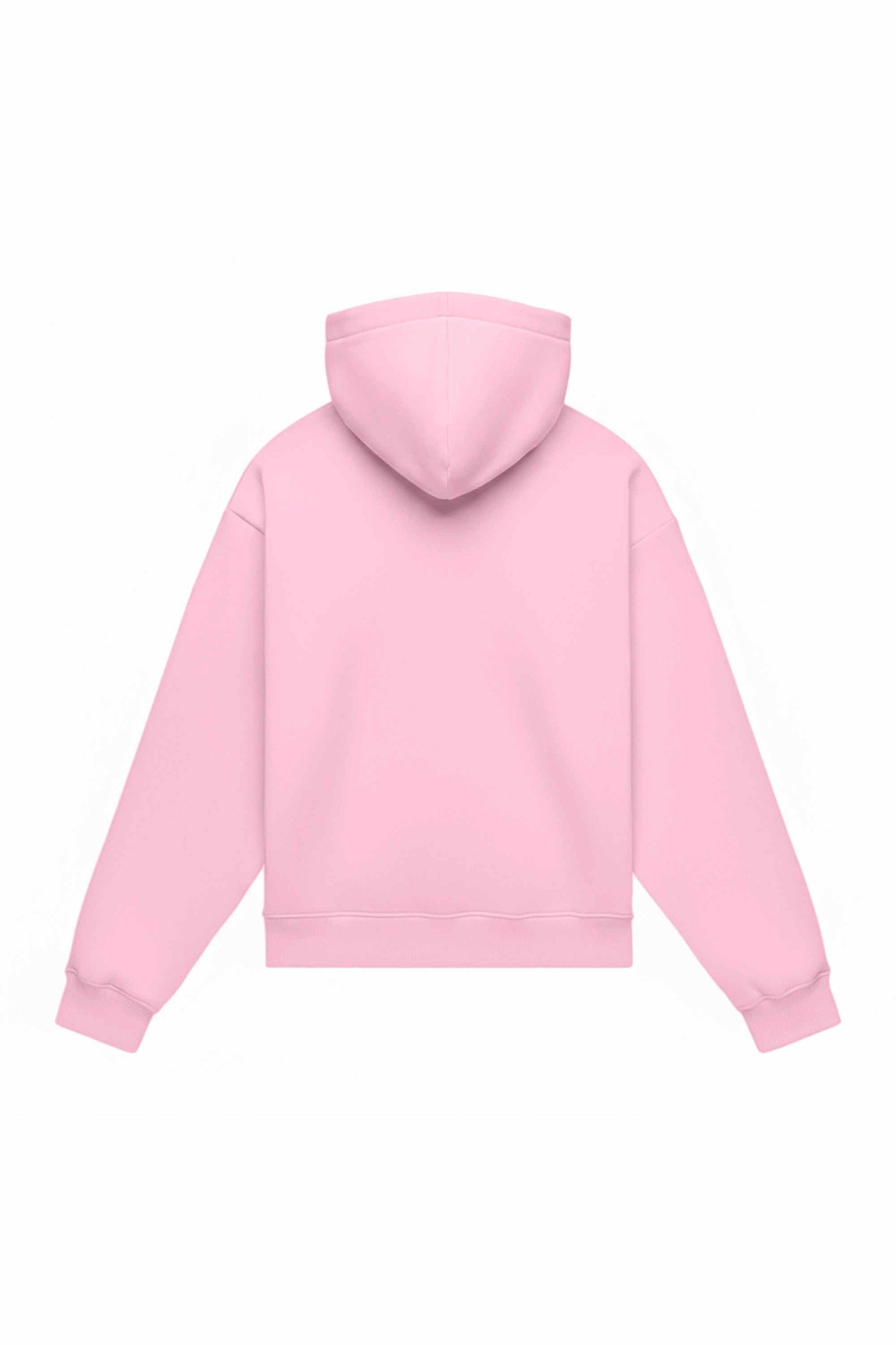 Hoodie oversize medium brushed B-087 in blue, made in Poland with certified fabric ideal for printing