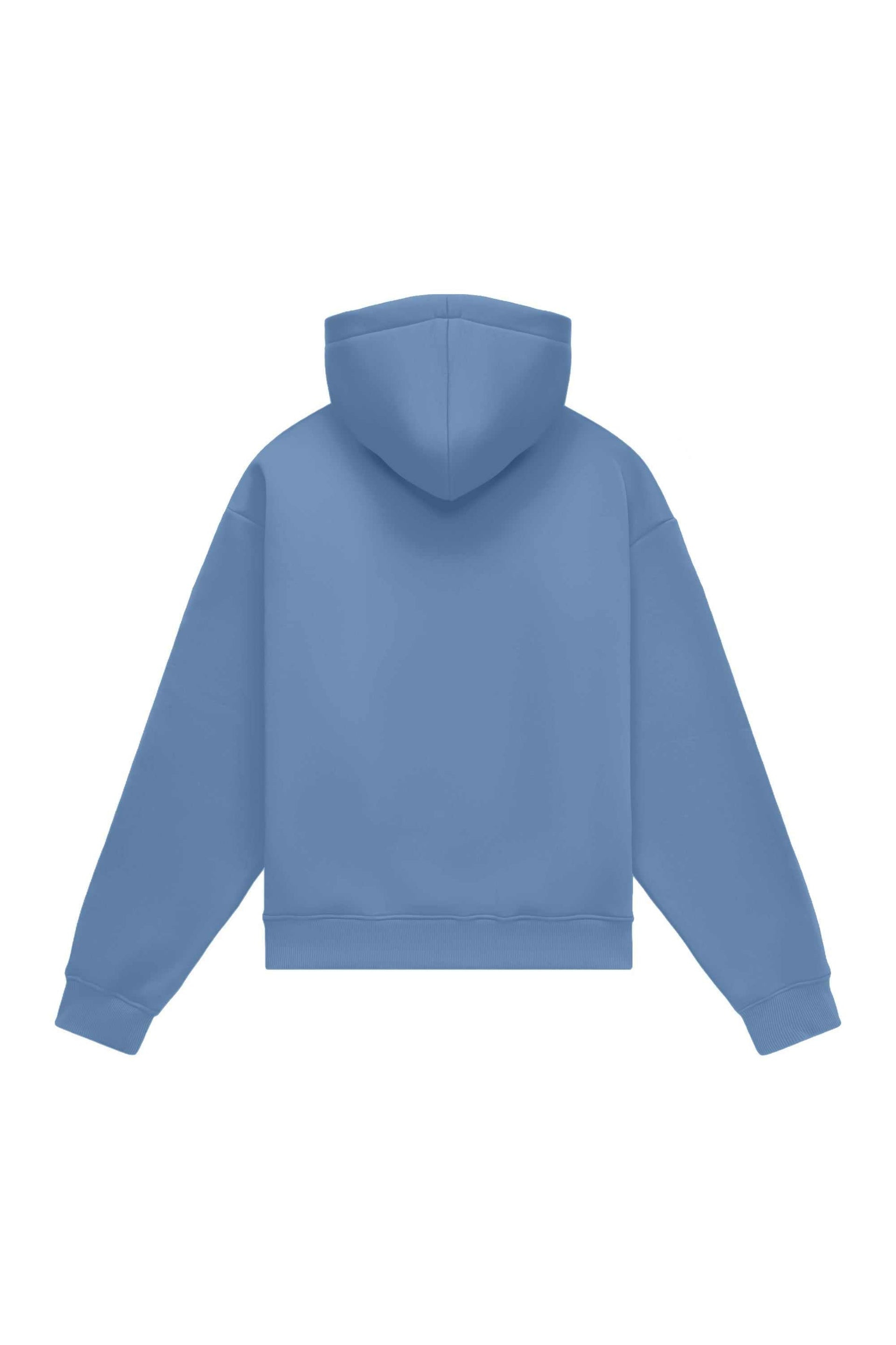 Oversize hoodie MEDIUM BRUSHED B-089 in dark color with certified quality fabric made in Poland suitable for printing