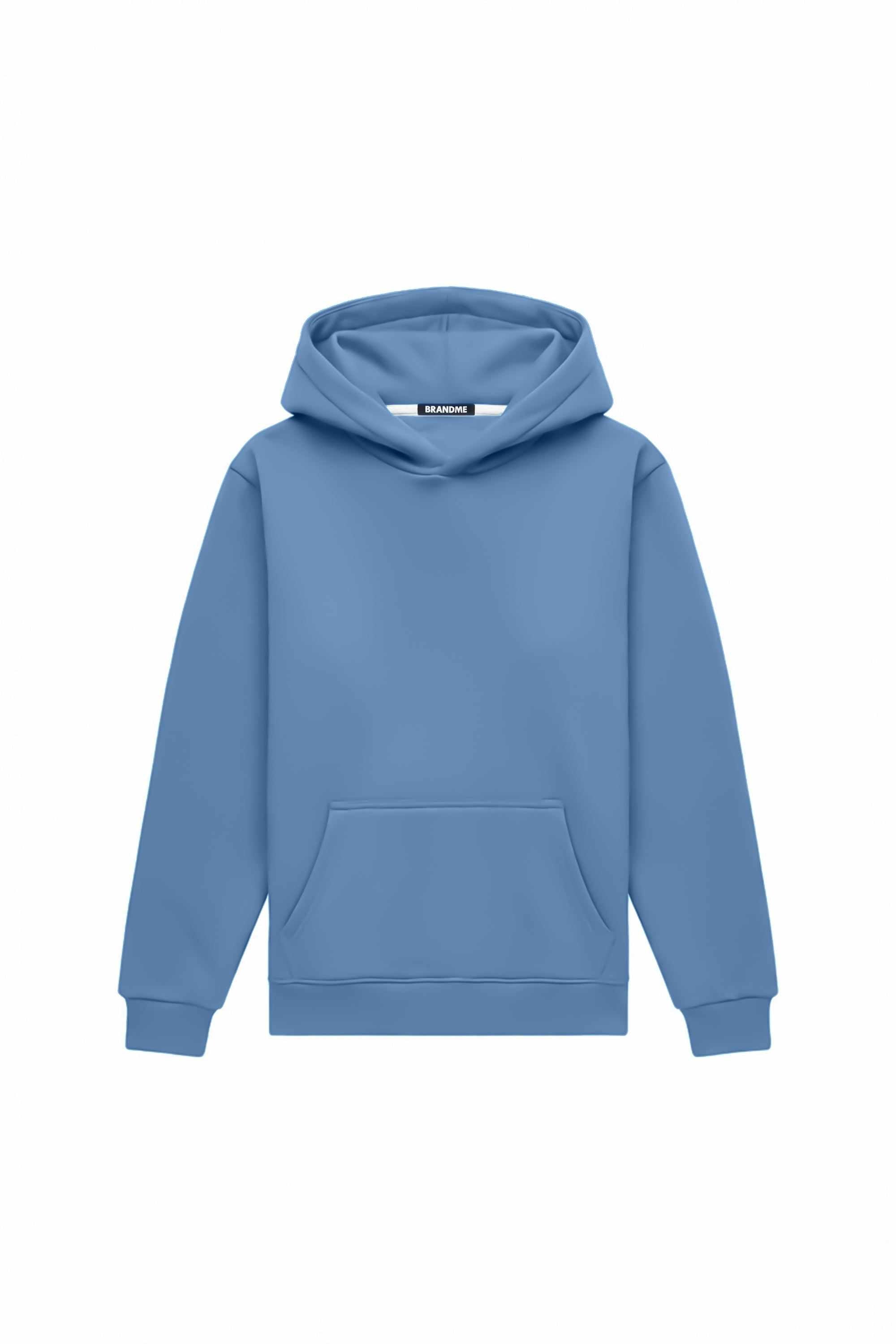 Regular fit medium brushed hoodie with quality certified fabric ideal for printing