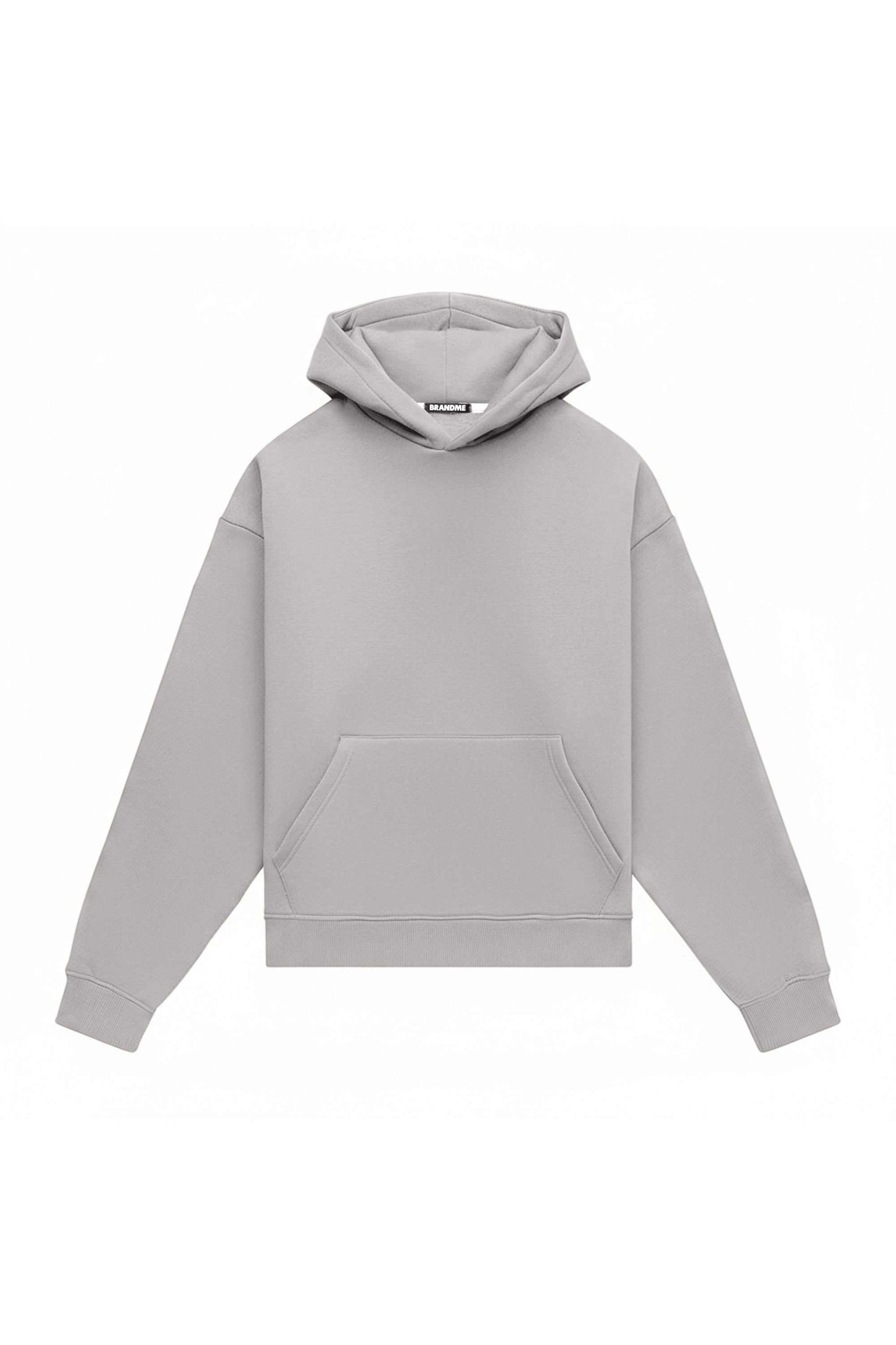 Oversize hoodie in brushed fabric, ideal for printing, made in Poland