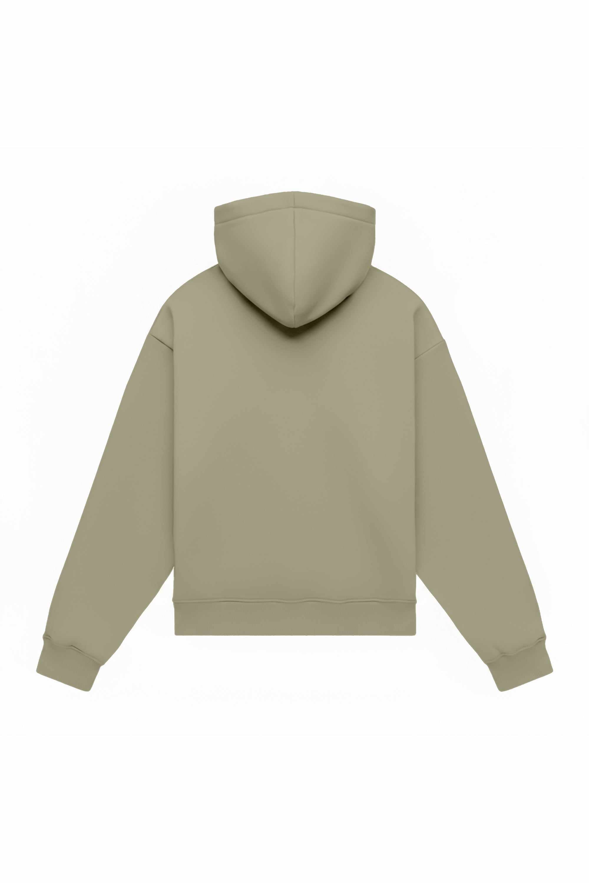 Oversize hoodie in medium brush fabric ideal for printing, made in Poland