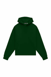 Hoodie oversize MEDIUM BRUSHED B-124 in blue with hood, Polish quality certified fabric, ideal for printing and embroidery