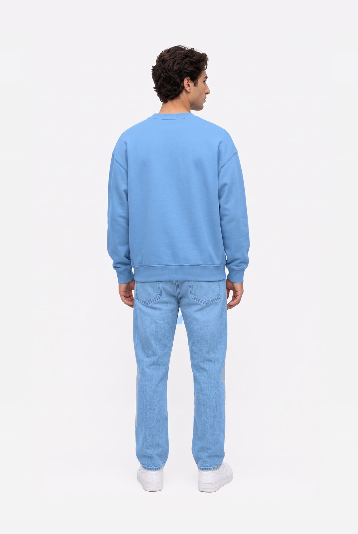 Crewneck Oversize LIGHT LOOP BABY BLUE