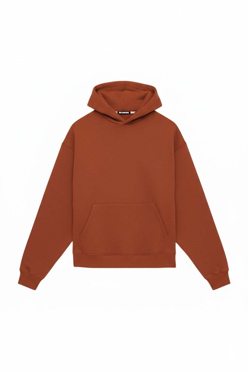 Hoodie oversize heavy loop Brandy blue oversized hoodie with certified fabric ideal for printing