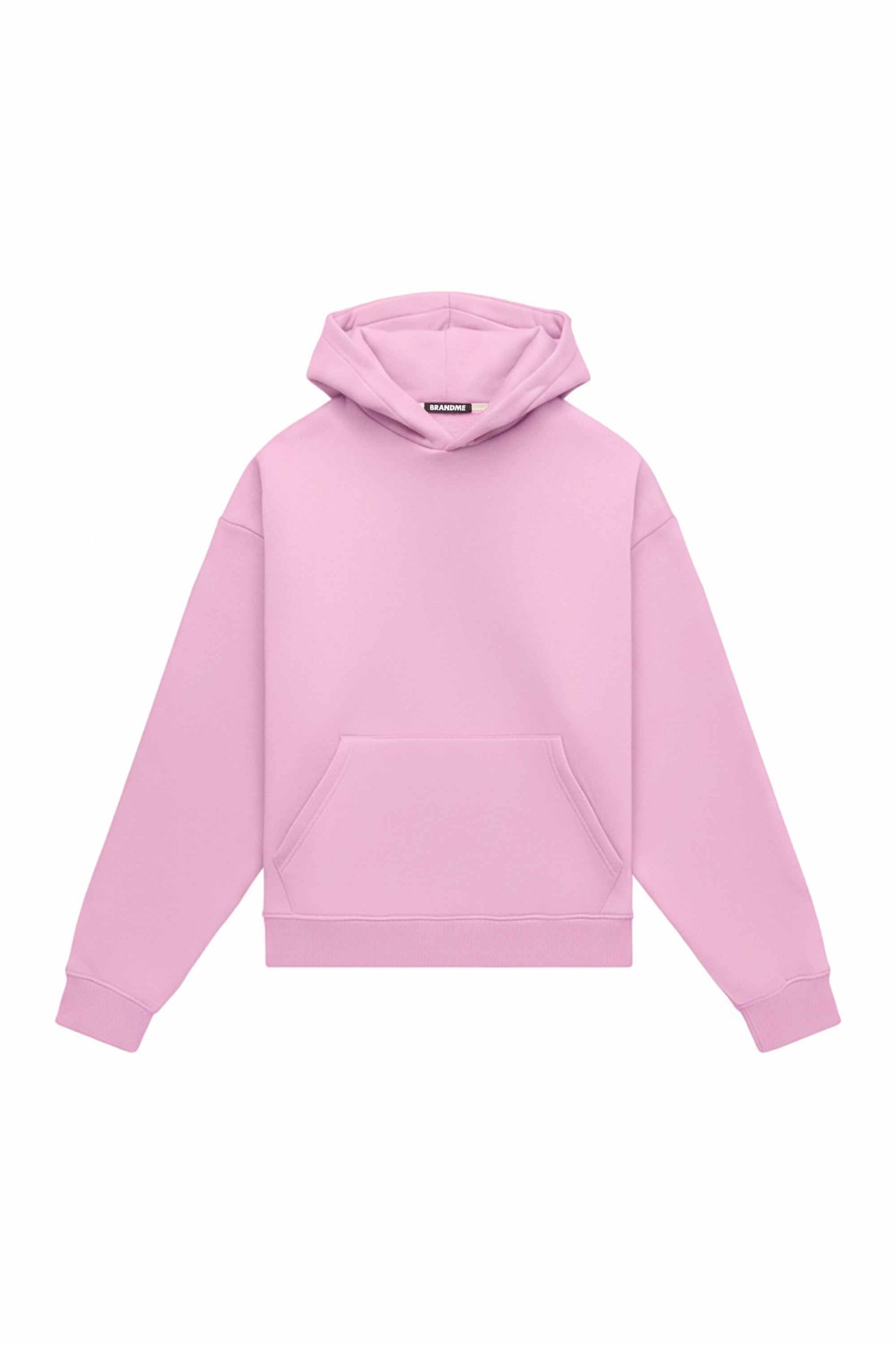 Oversize heavy loop candy hoodie with hood, Polish quality certified fabric ideal for printing
