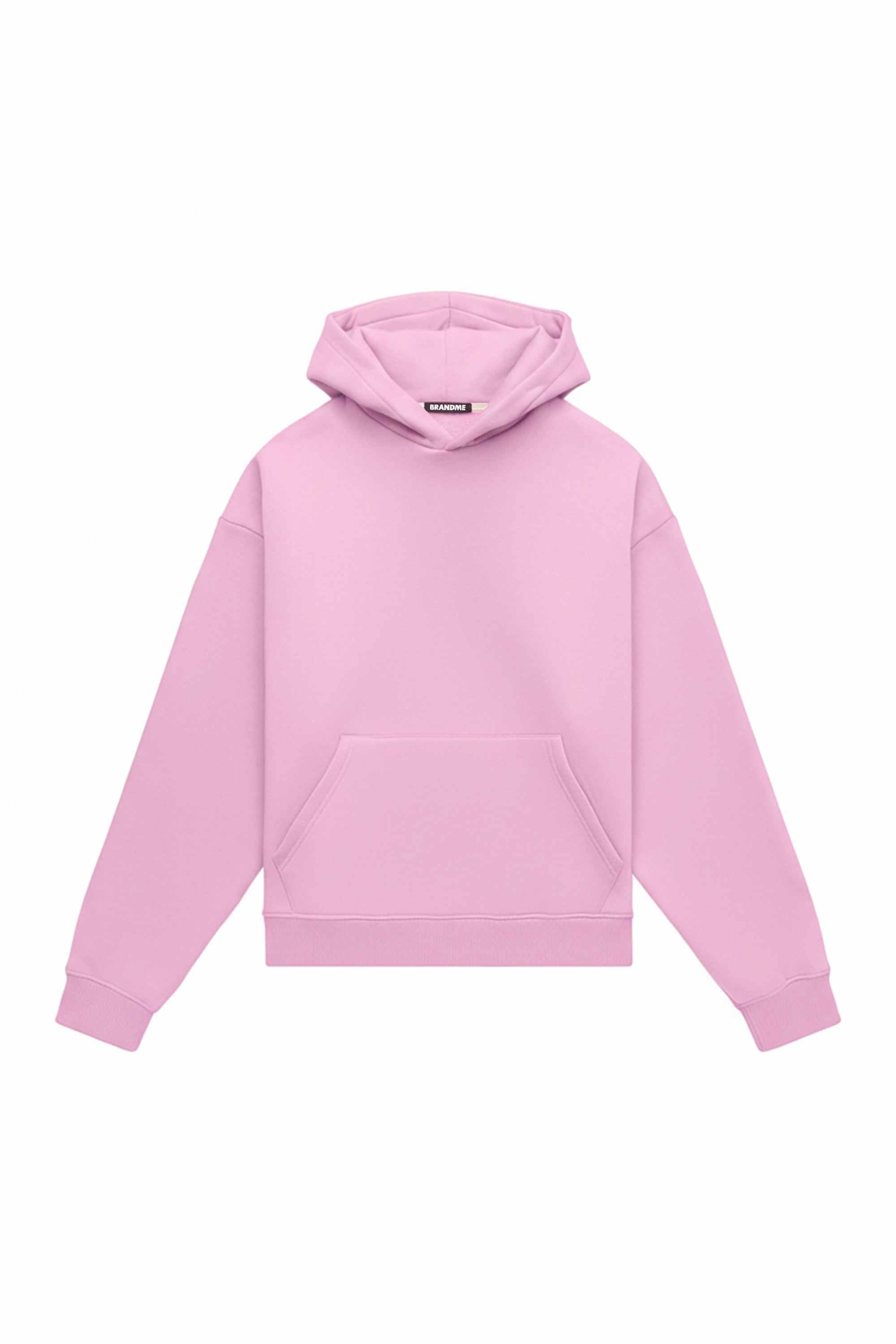 Oversize heavy loop candy hoodie with hood, Polish quality certified fabric ideal for printing