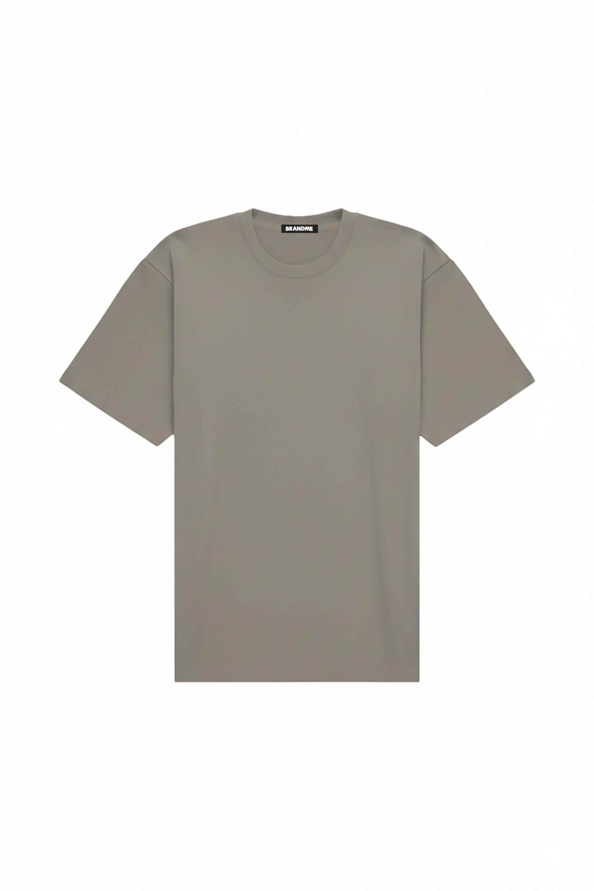 T-shirt oversize Heavy Cappuccino made in Poland with certified fabric ideal for prints